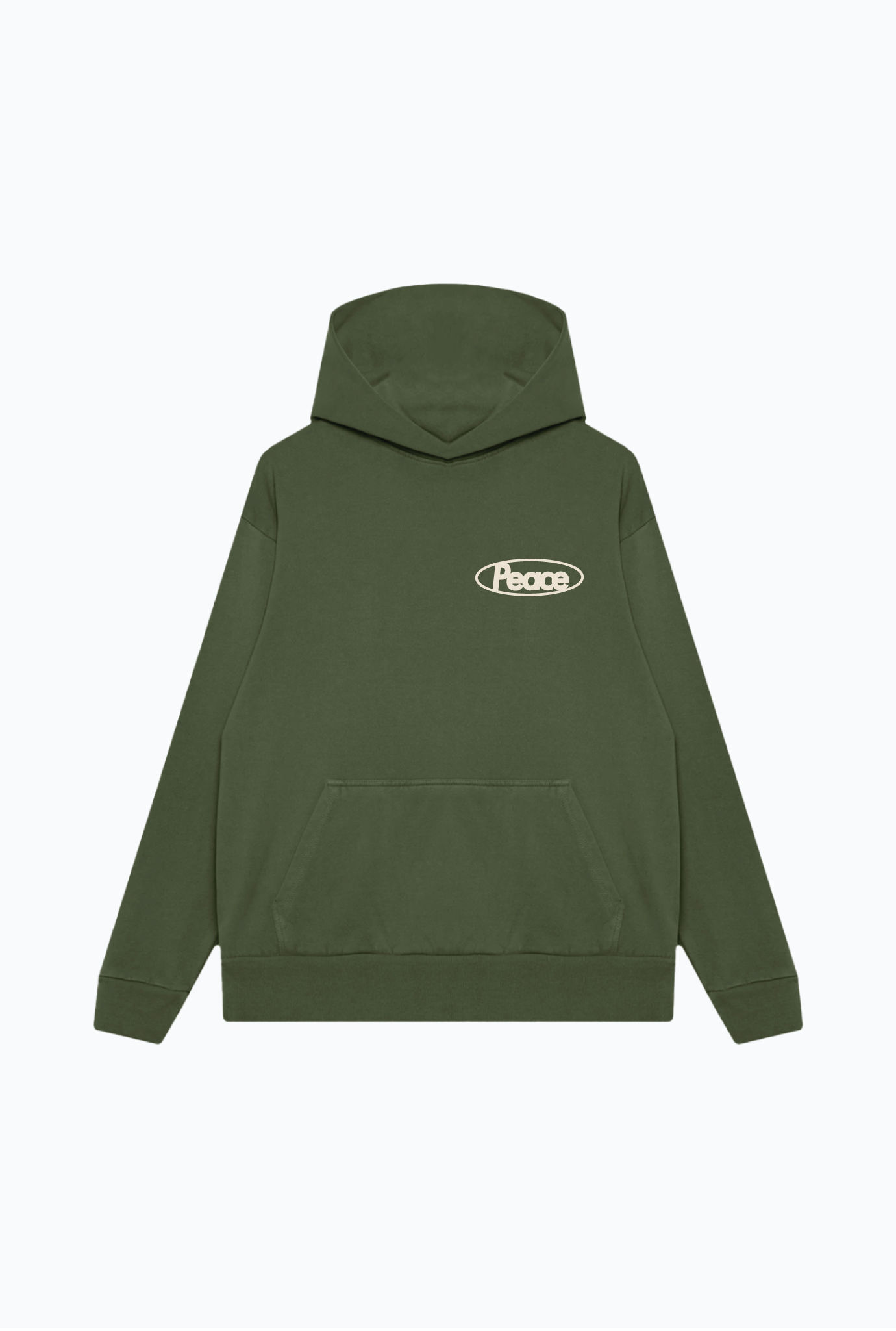 Peace & Love in Toronto Heavyweight Hoodie - Olive