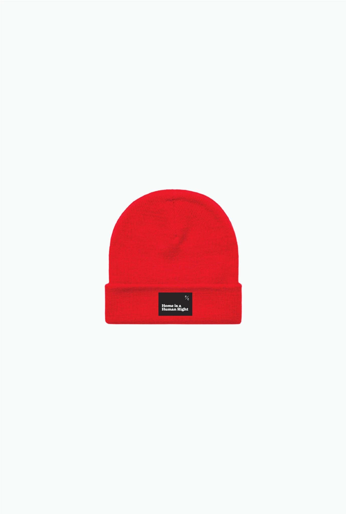 Home is a Human Right Toque - Red
