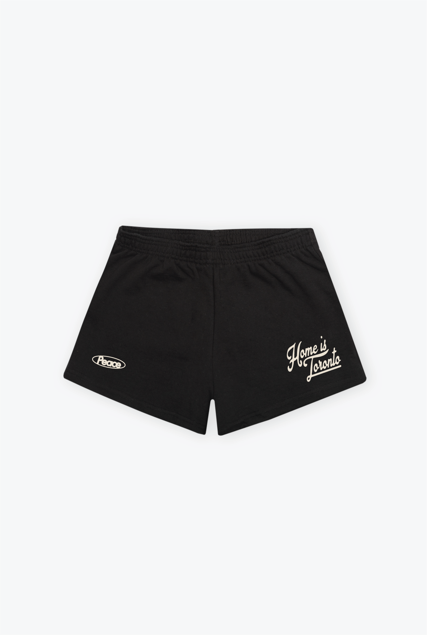 Home is Toronto Women's Fleece Shorts - Black