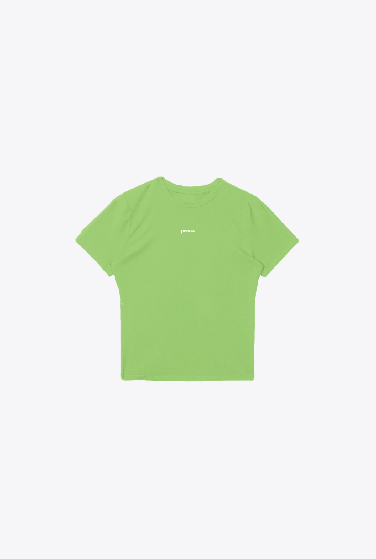 Peace Baby Tee - Lime