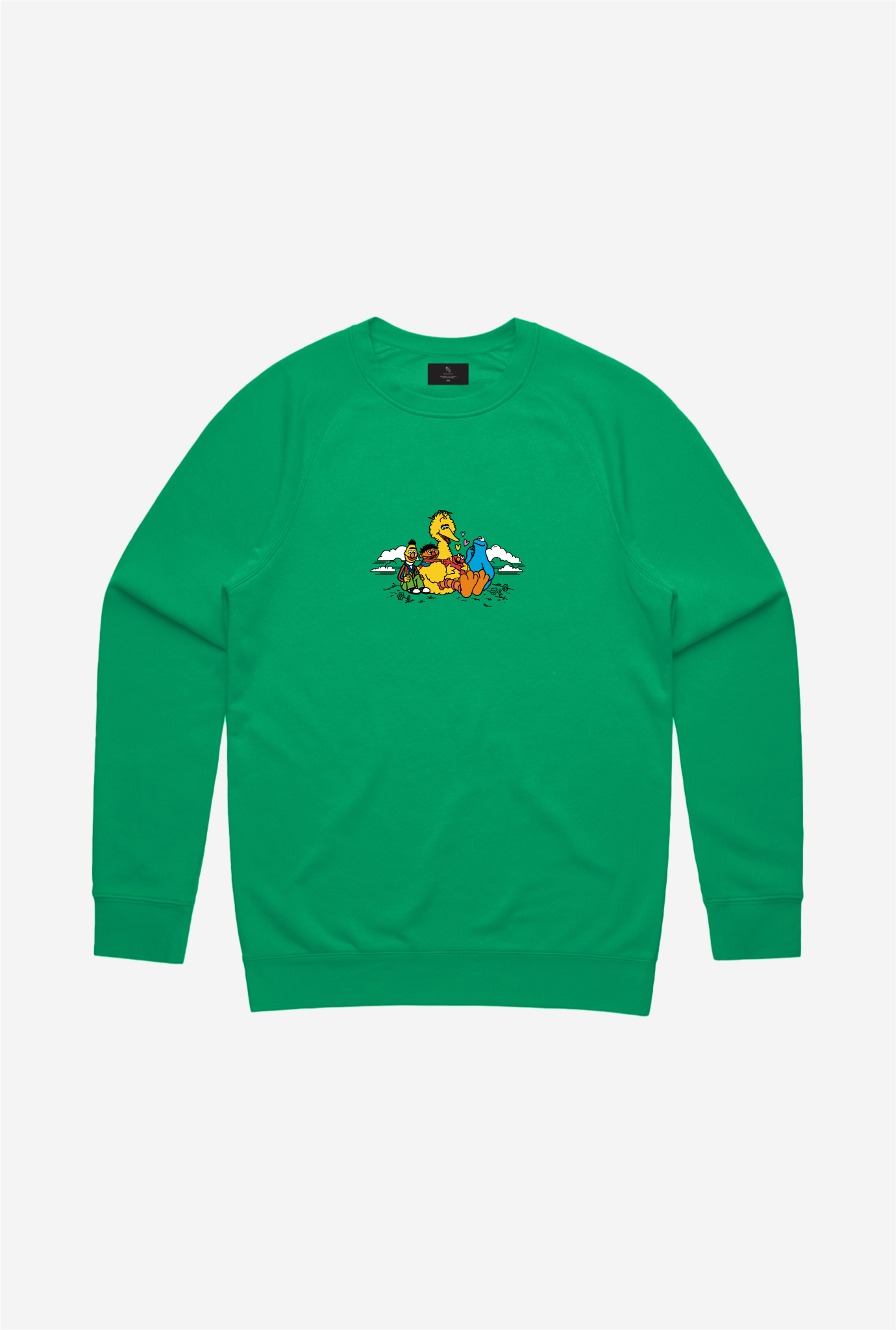 Be Kind To Your Mind Crewneck - Kelly Green