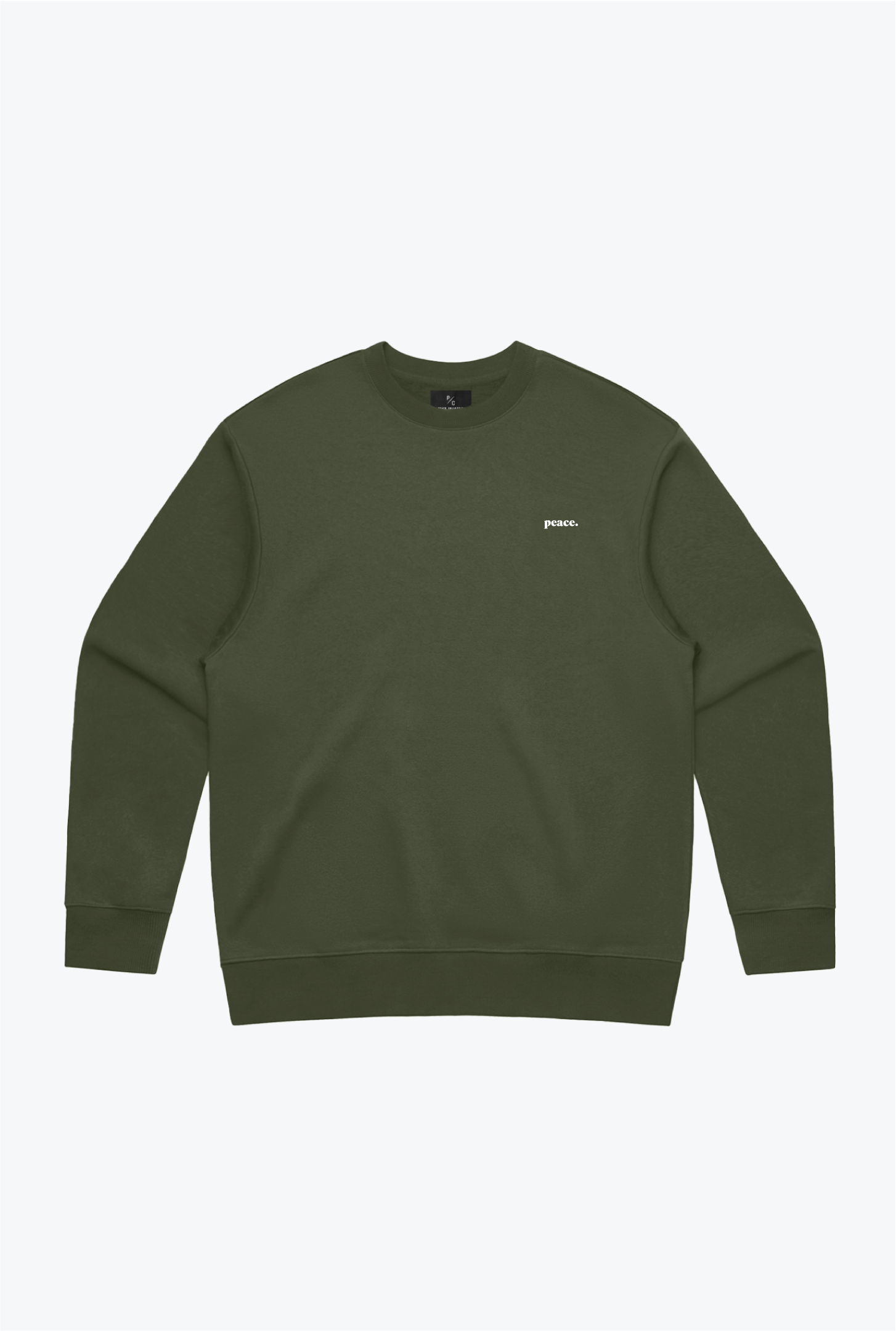 P/C Basics Heavyweight Crewneck - Olive