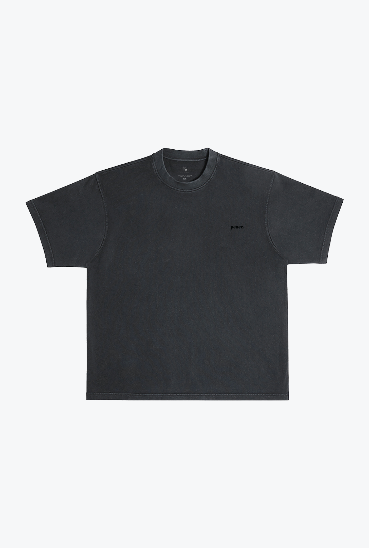 P/C Basics Pigment Dye T Shirt - Black