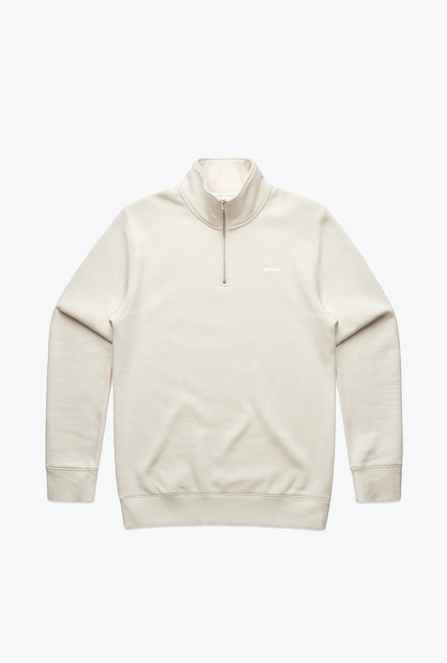 P/C Basics Heavyweight Quarter Zip - Ivory