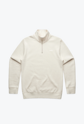 P/C Basics Heavyweight Quarter Zip - Ivory