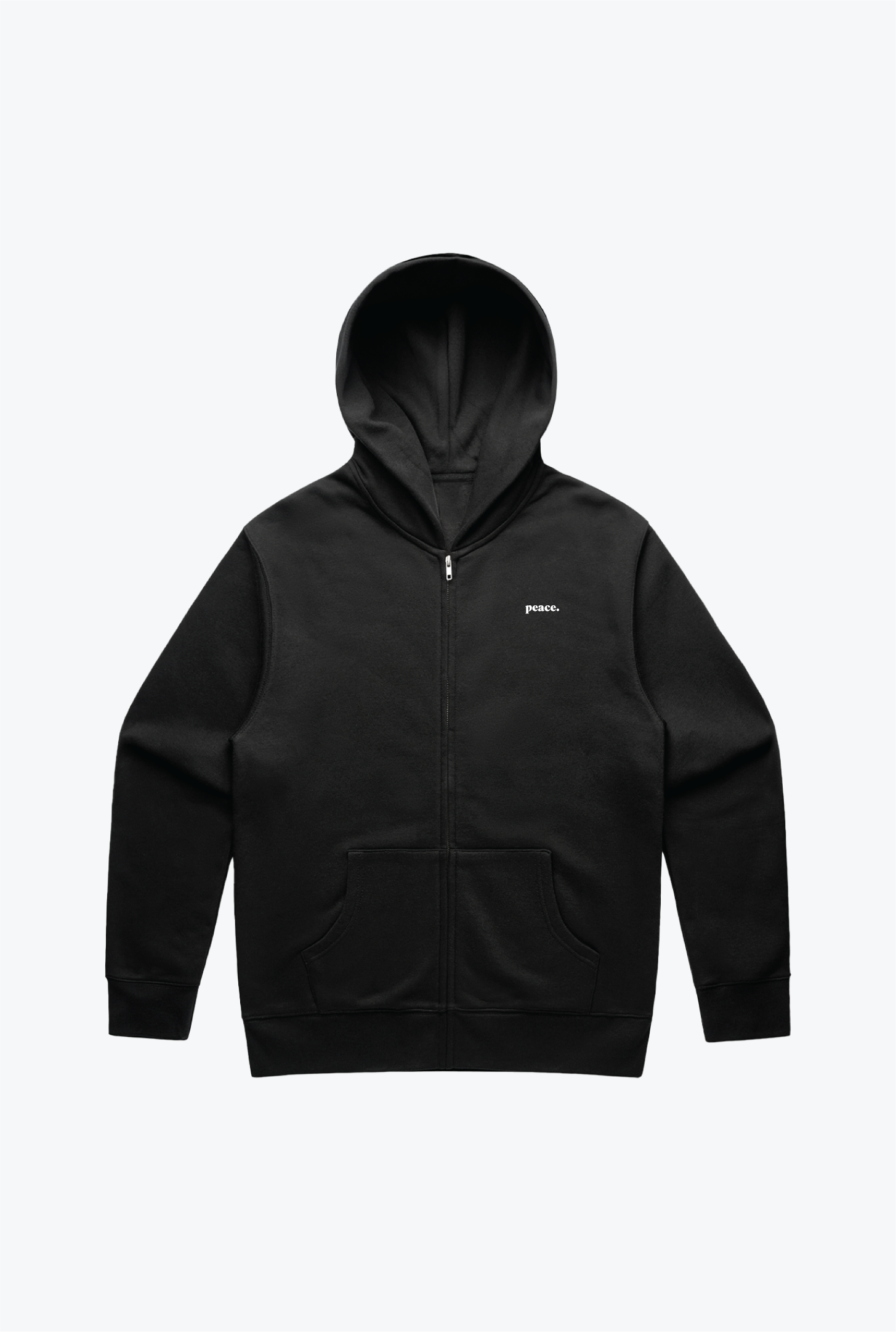 P/C Basics Heavyweight Full Zip - Black