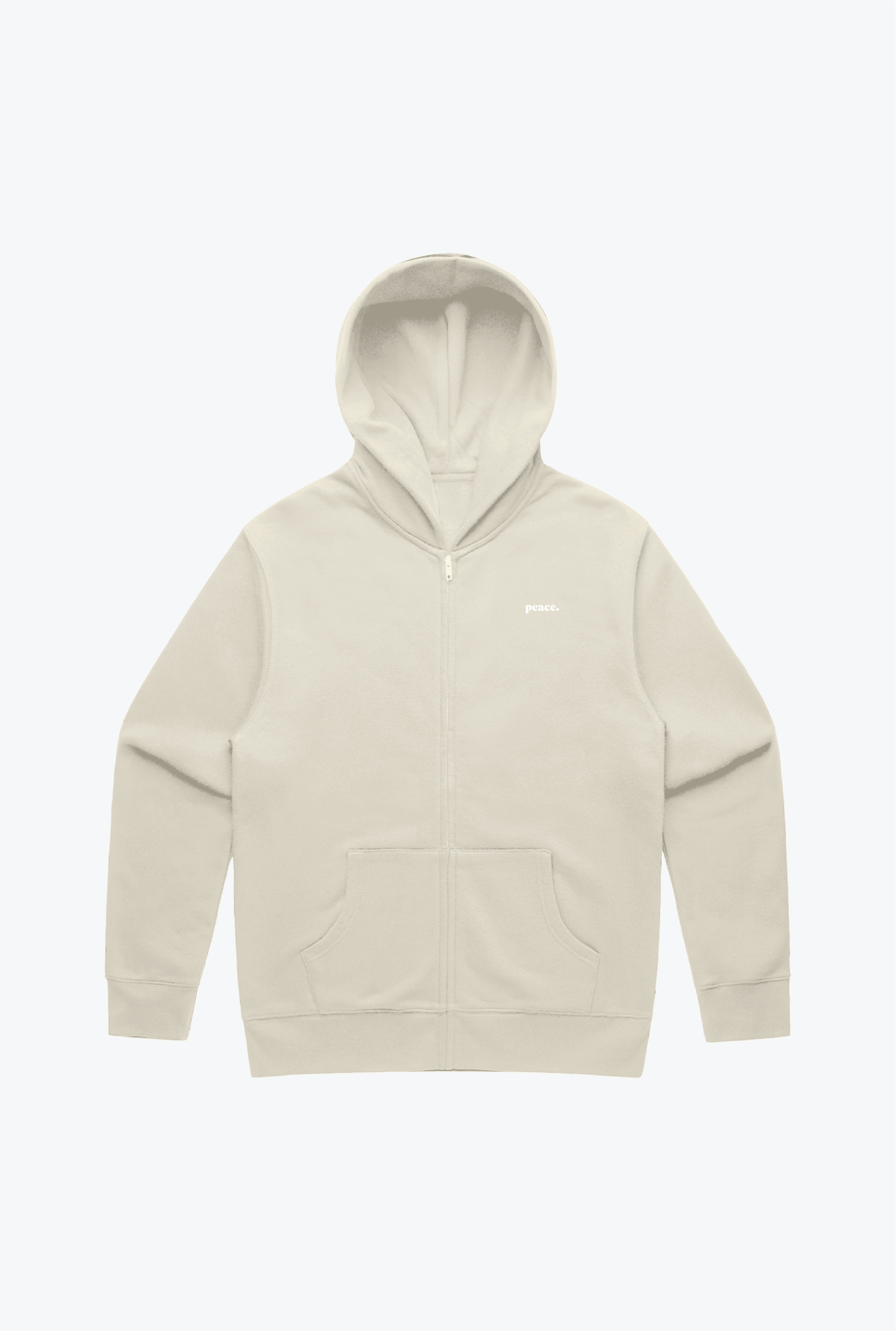 P/C Basics Heavyweight Full Zip - Ivory