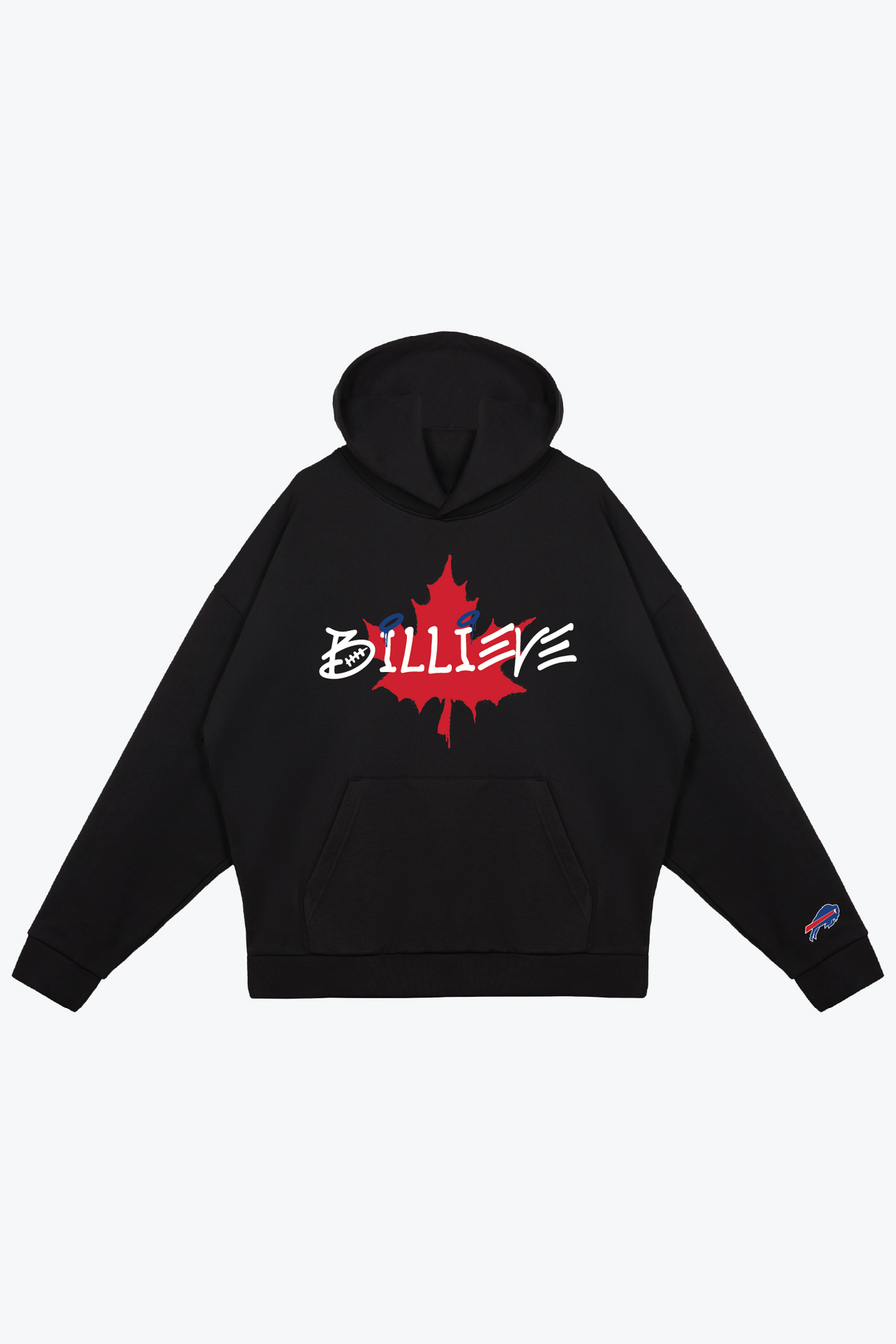 Buffalo Bills Billieve Oversized Hoodie - Black