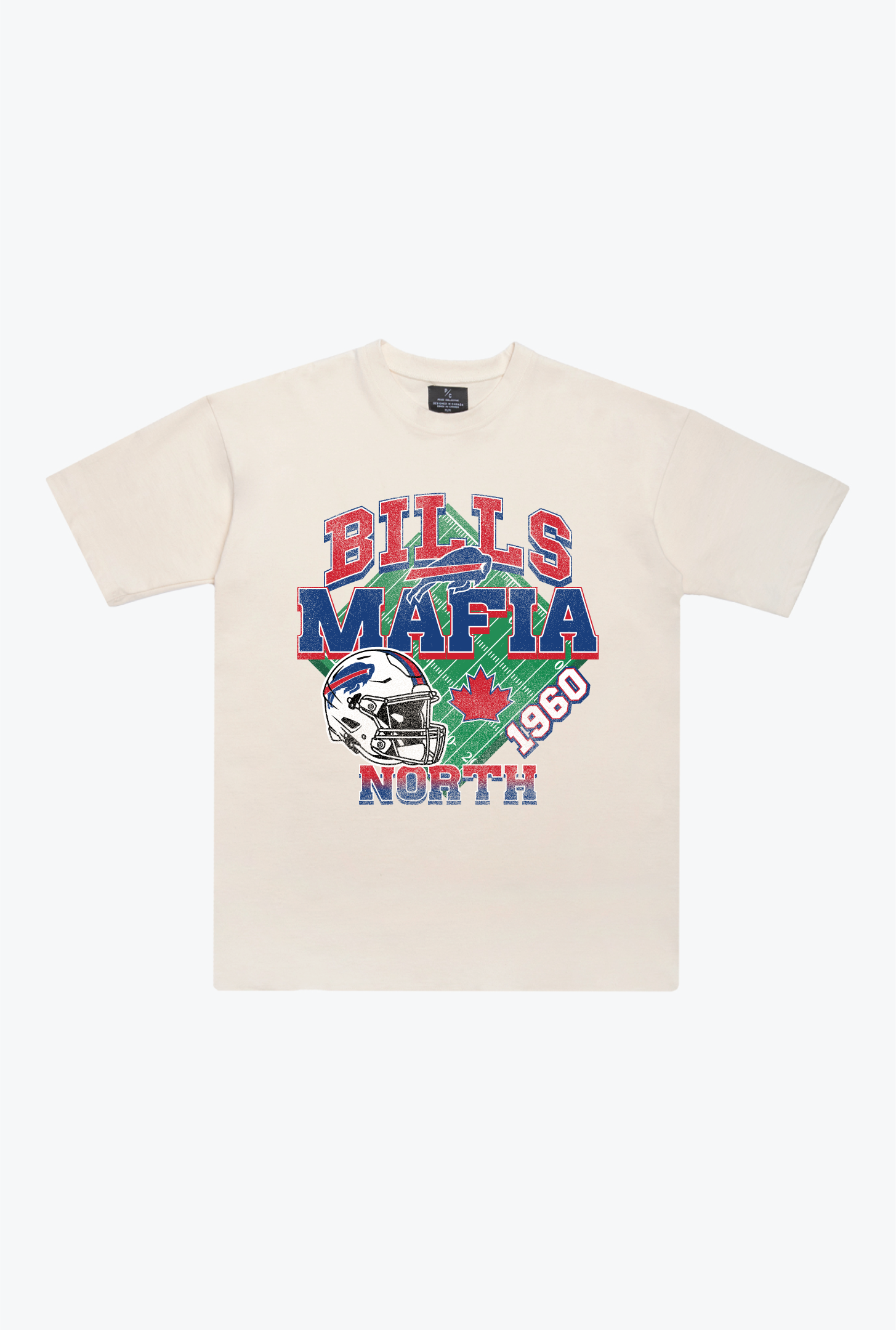 Buffalo Bills Mafia Canada Heavyweight T-Shirt - Ivory