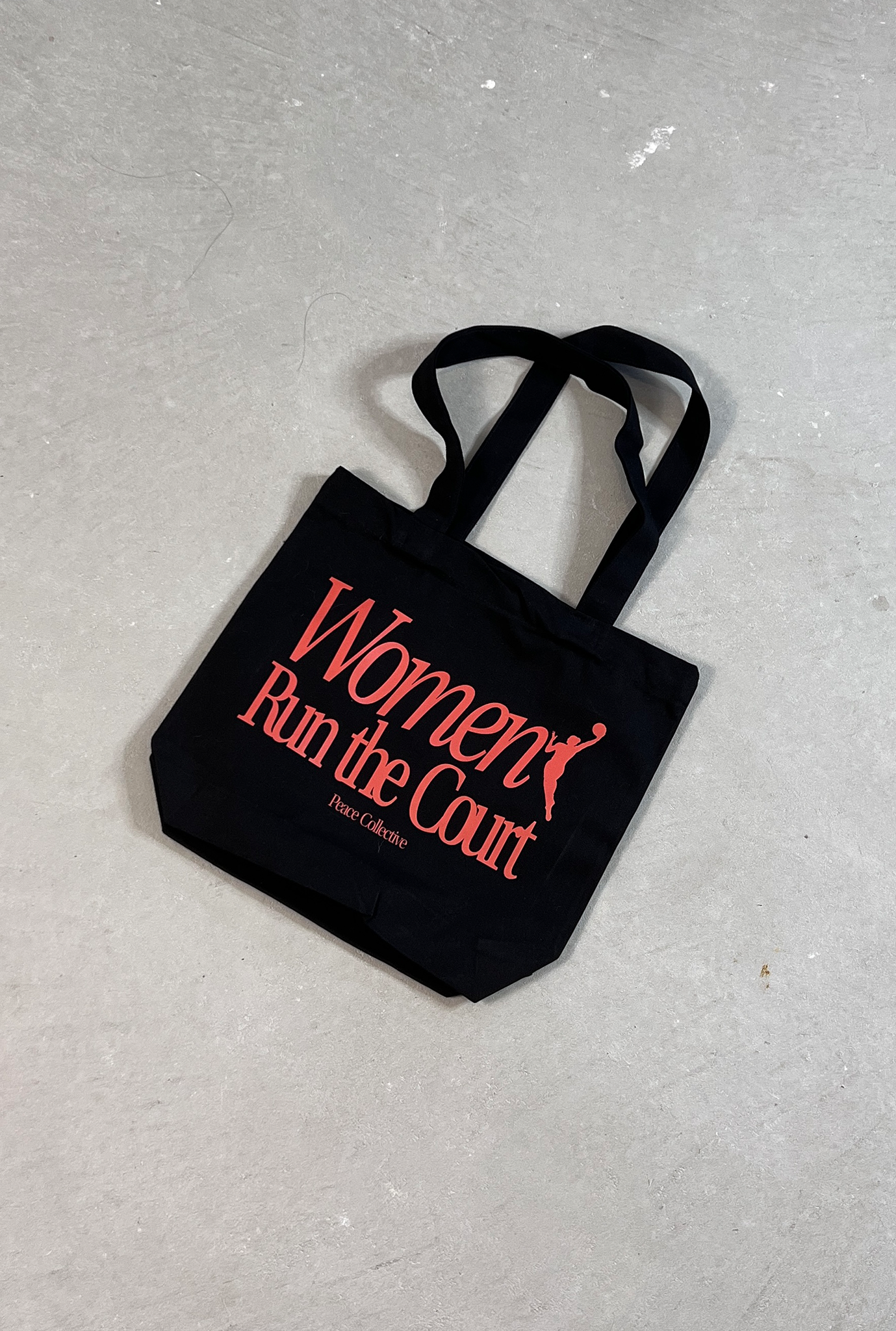 Women Run the Court Tote - Black