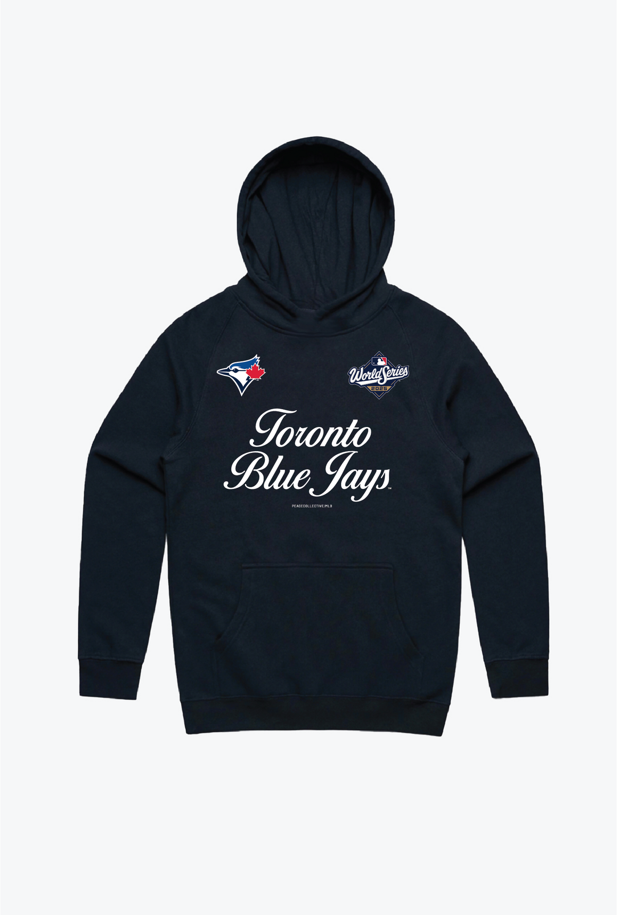 Toronto Blue Jays World Series 2025 Cursive Hoodie - Navy