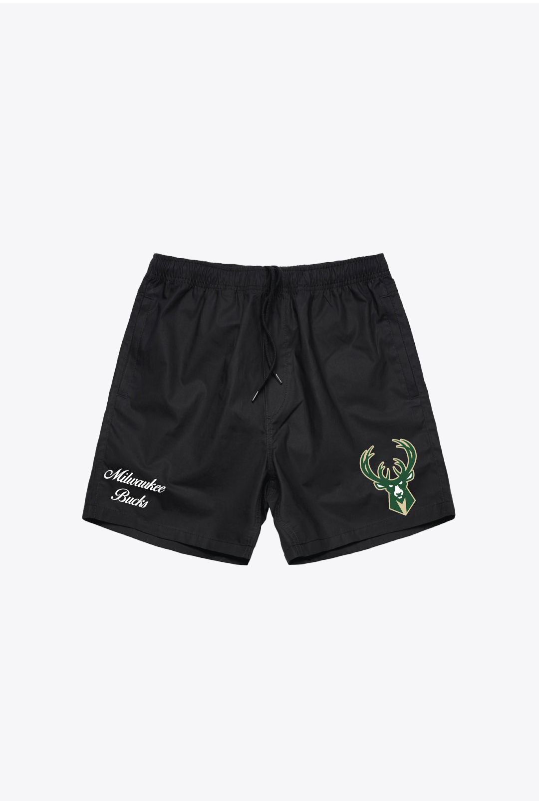Short de bain Milwaukee Bucks - Noir