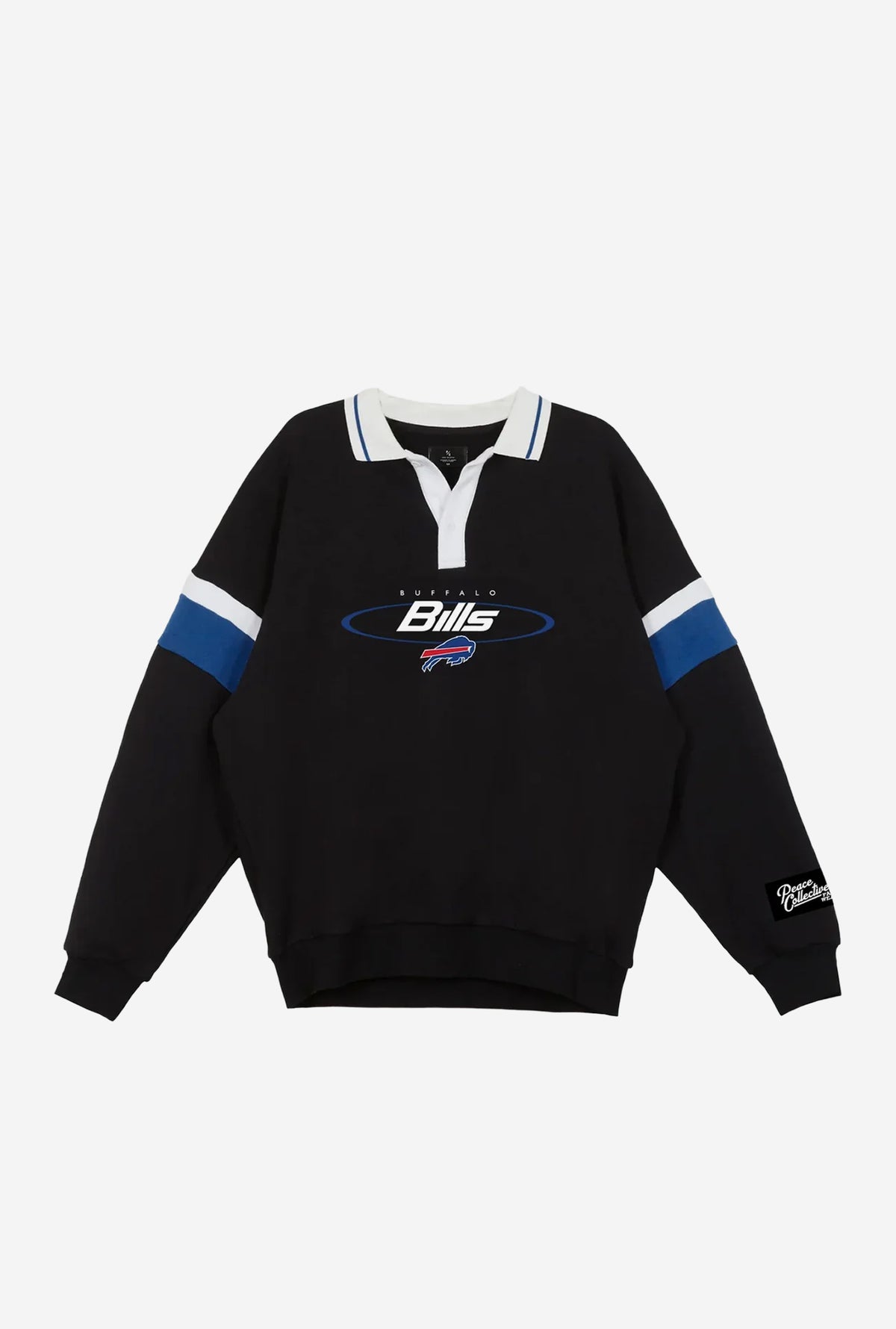 Buffalo Bills Oversized Rugby - Black / Navy
