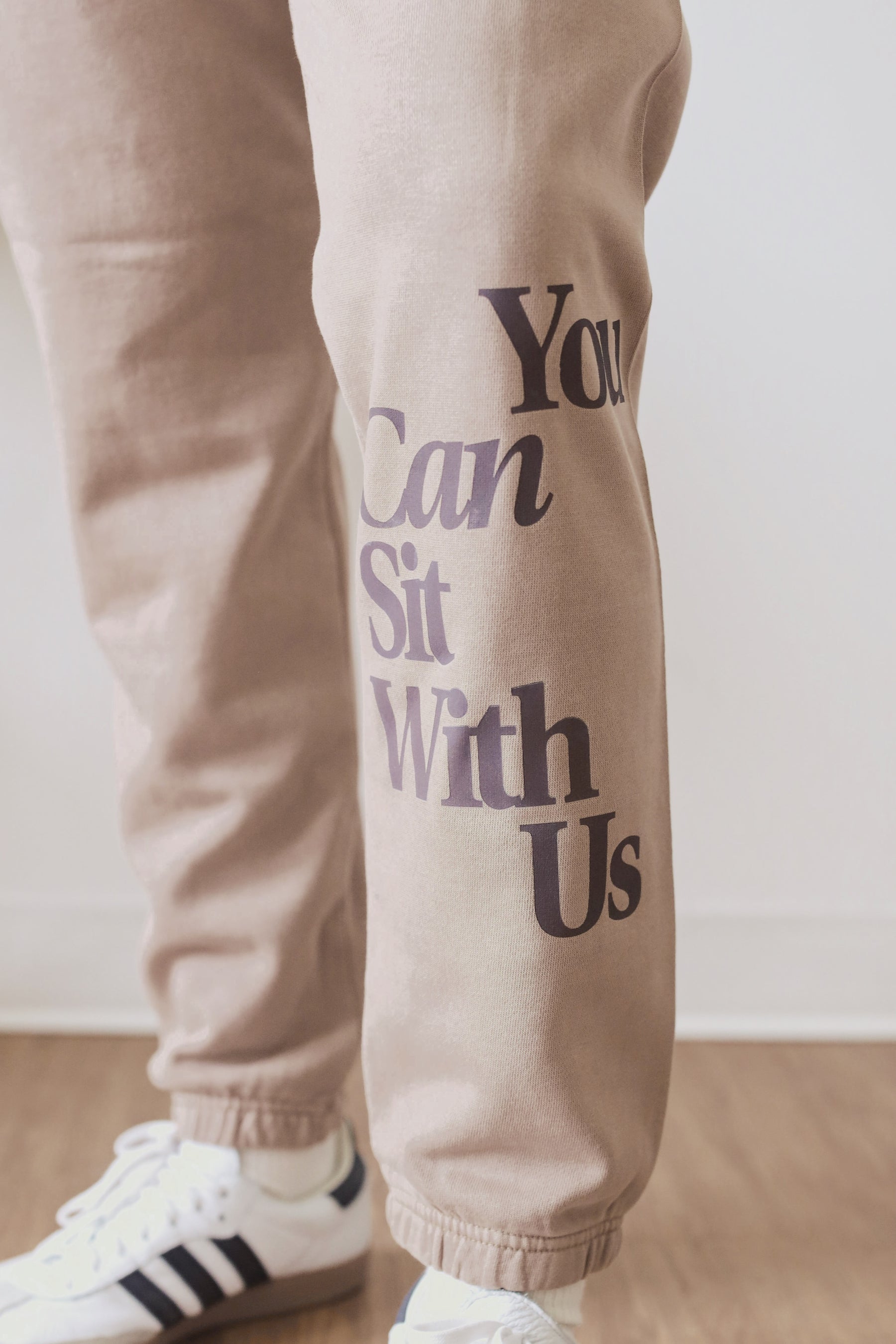 You Can Sit With Us Heavyweight Jogger - Burro