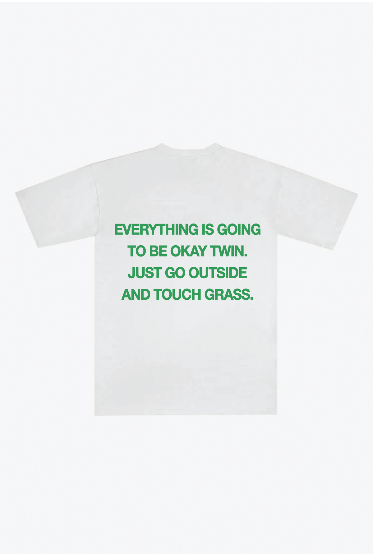 Touch Grass Heavyweight T-Shirt - White