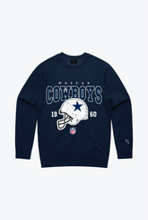 Dallas Cowboys Vintage Crewneck - Navy