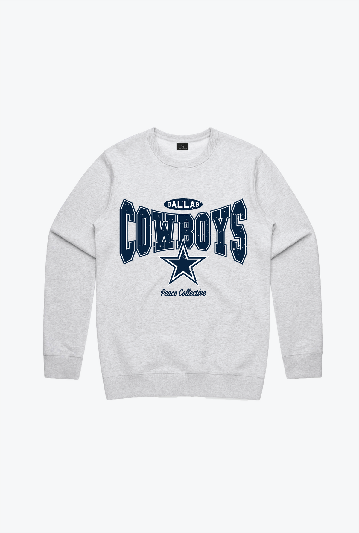 Dallas Cowboys Vintage Crewneck - Ash