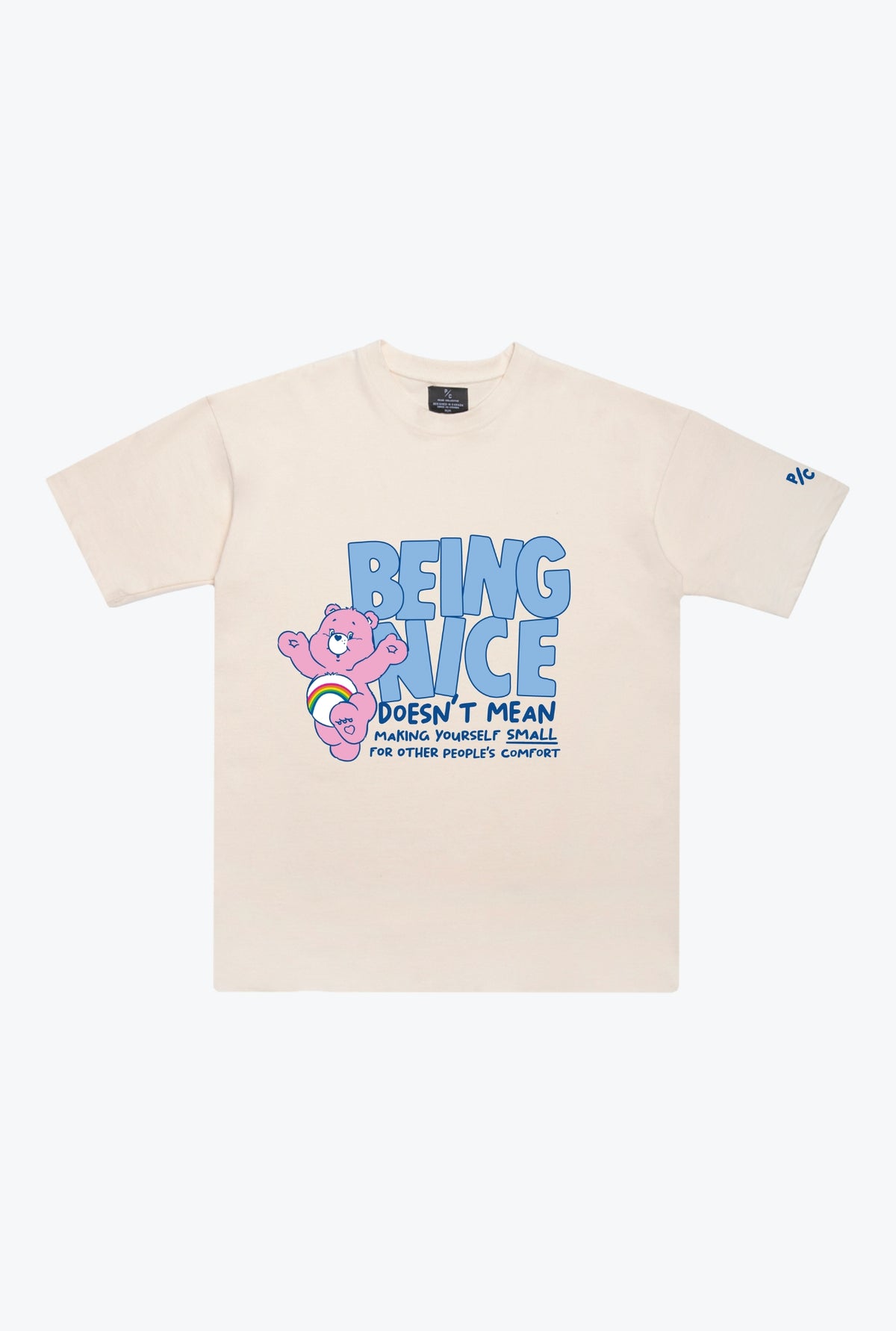 Care Bears Being Nice Heavyweight T-Shirt - Ivory