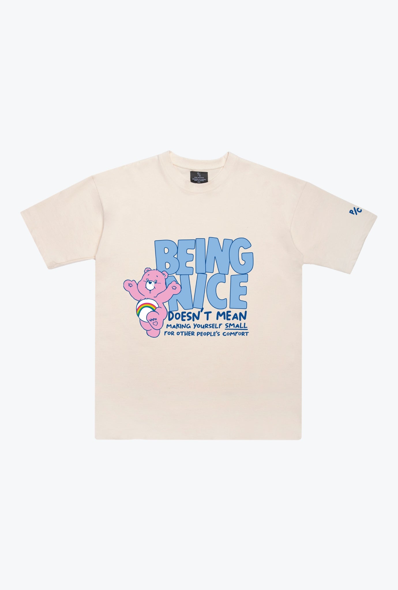 Care Bears Being Nice Heavyweight T-Shirt - Ivory