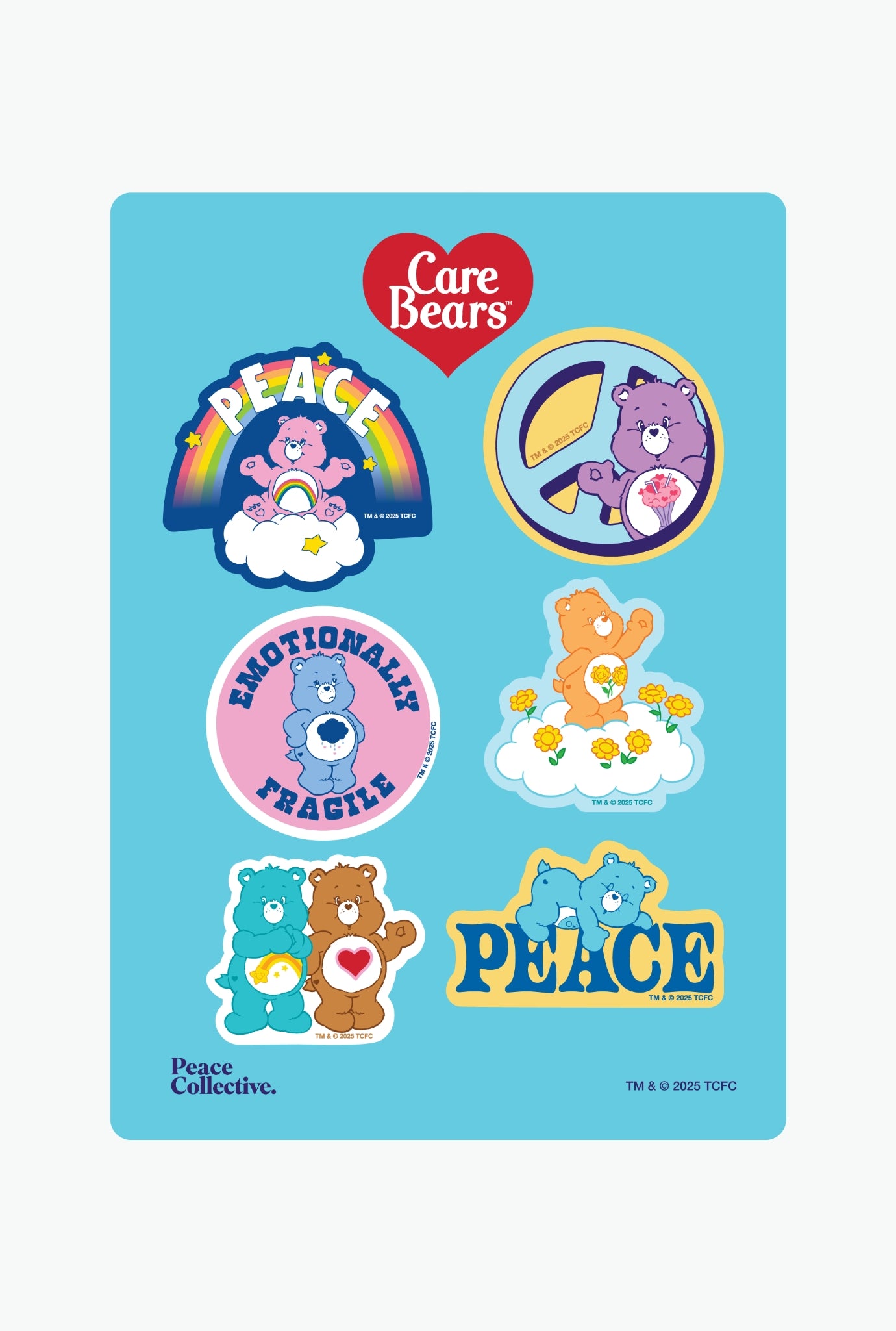Care Bears Sticker Pack - Multicolour