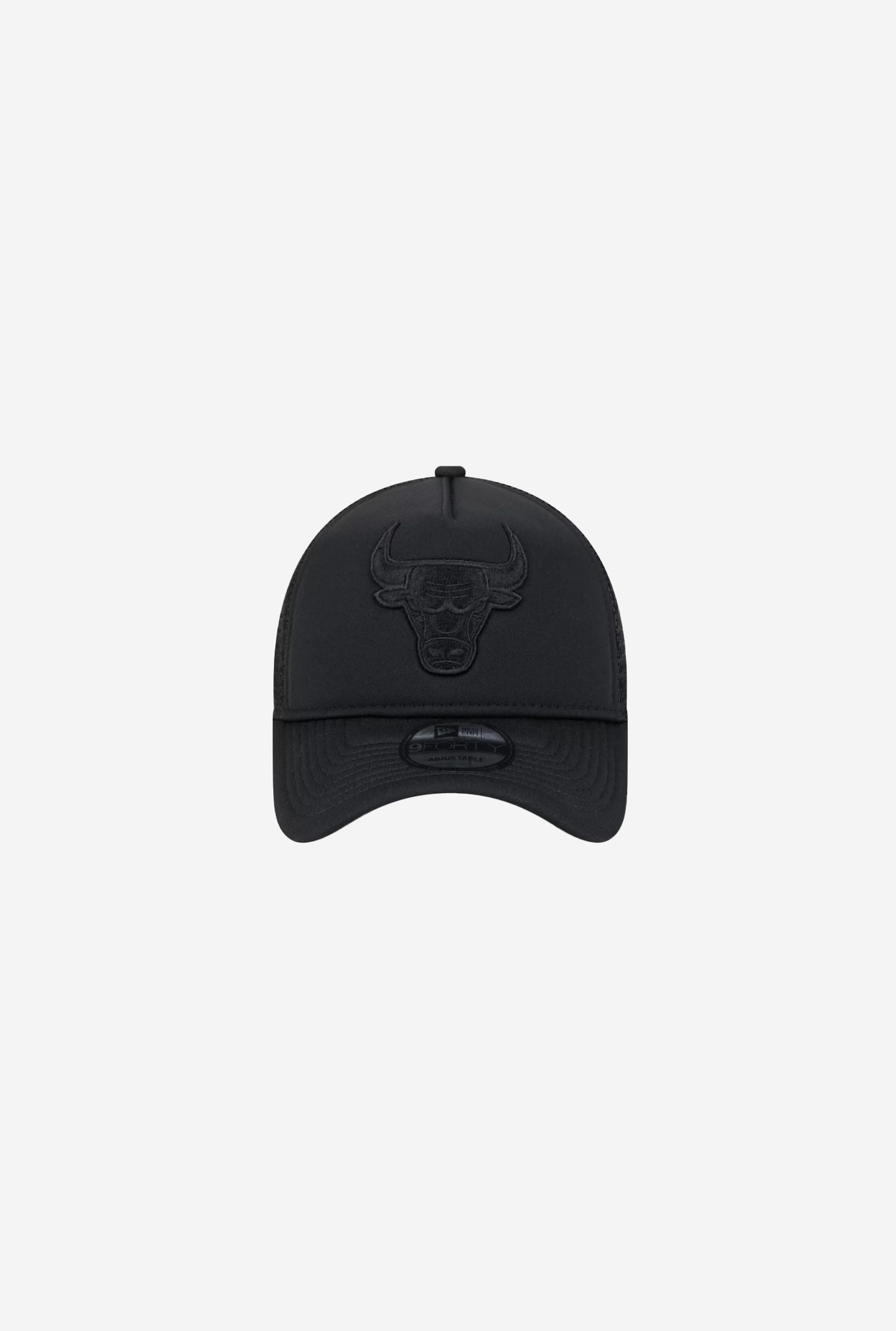 Chicago Bulls 9FORTY A-Frame All Day Trucker - Black/Black