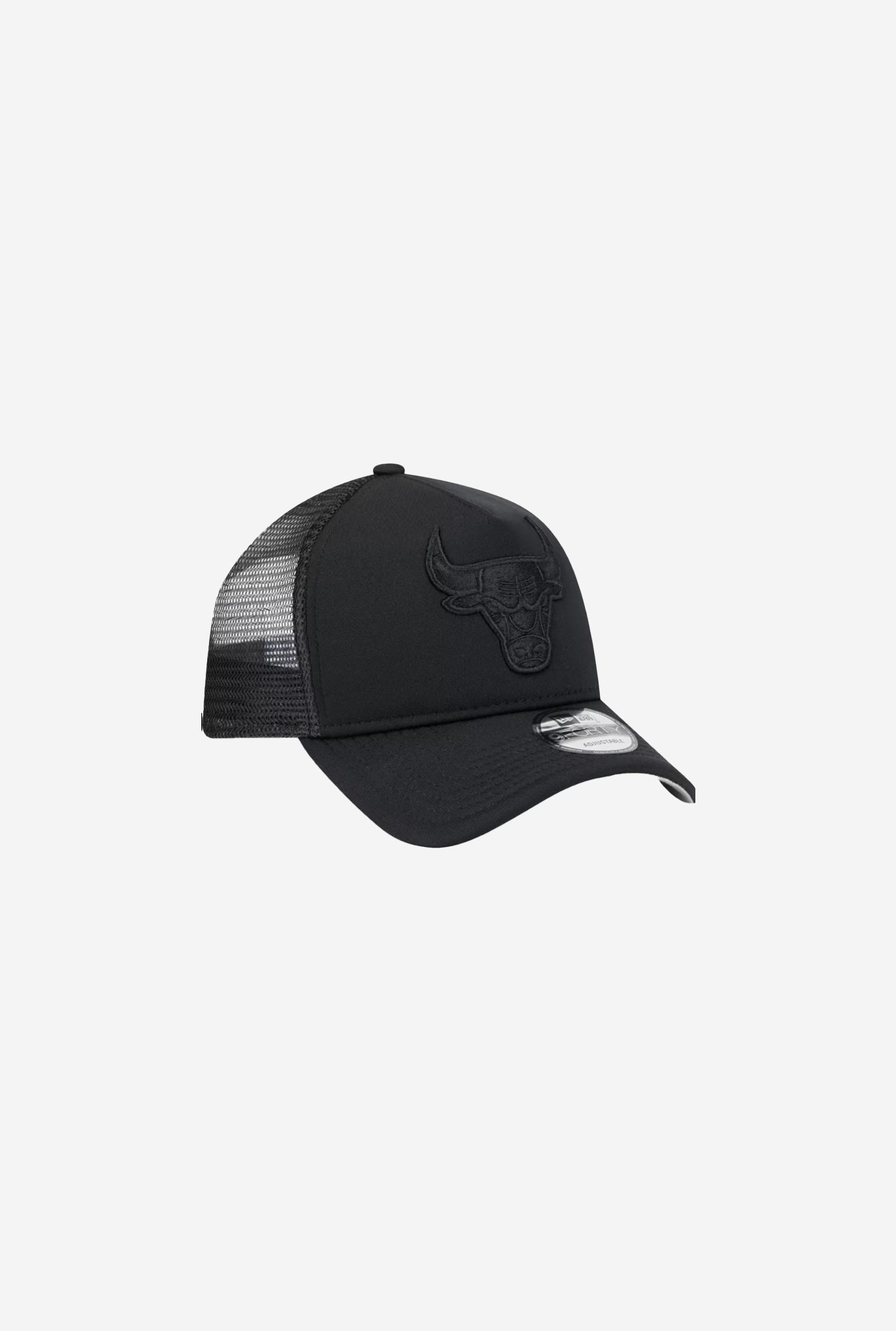Chicago Bulls 9FORTY A-Frame All Day Trucker - Black/Black