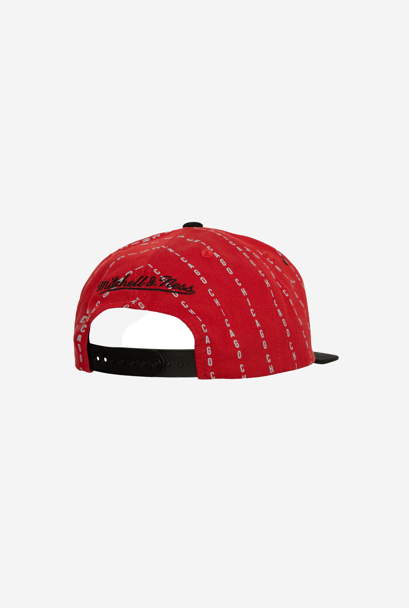Chicago Bulls City Pinstripe Deadstock Snapback - Red
