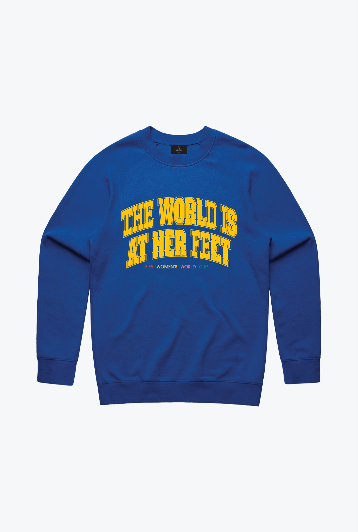 The World is at Her Feet Crewneck - Royal