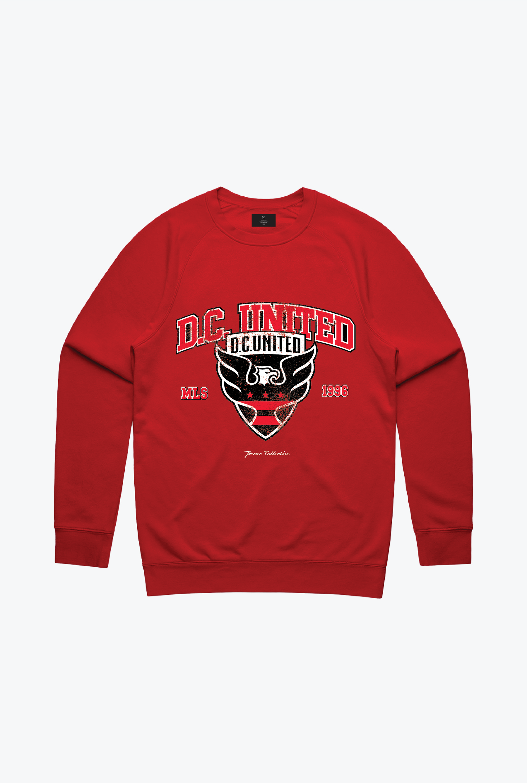 D.C. United Vintage Washed Crewneck - Red