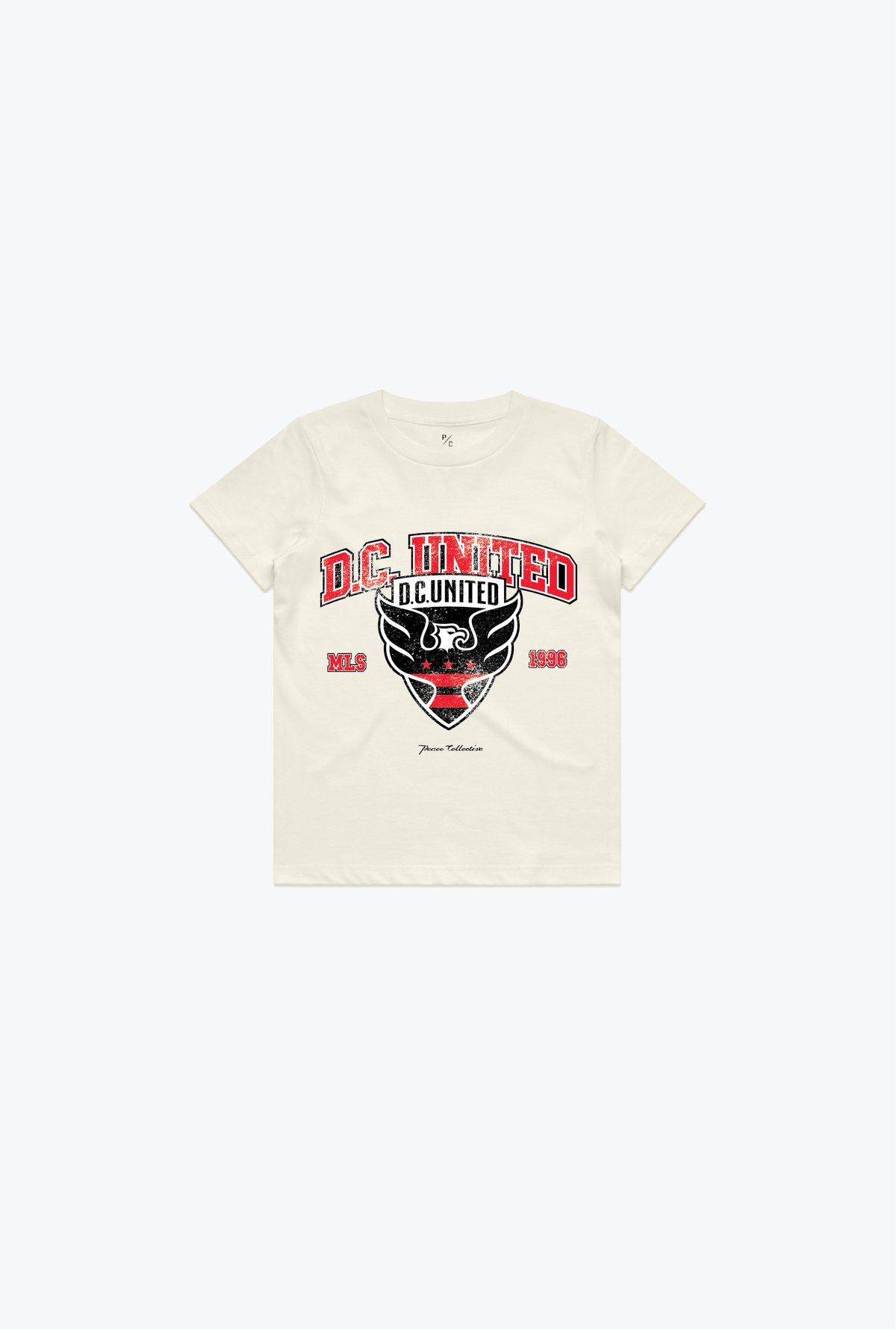 D.C. United Vintage Washed Kids T-Shirt - Ivory