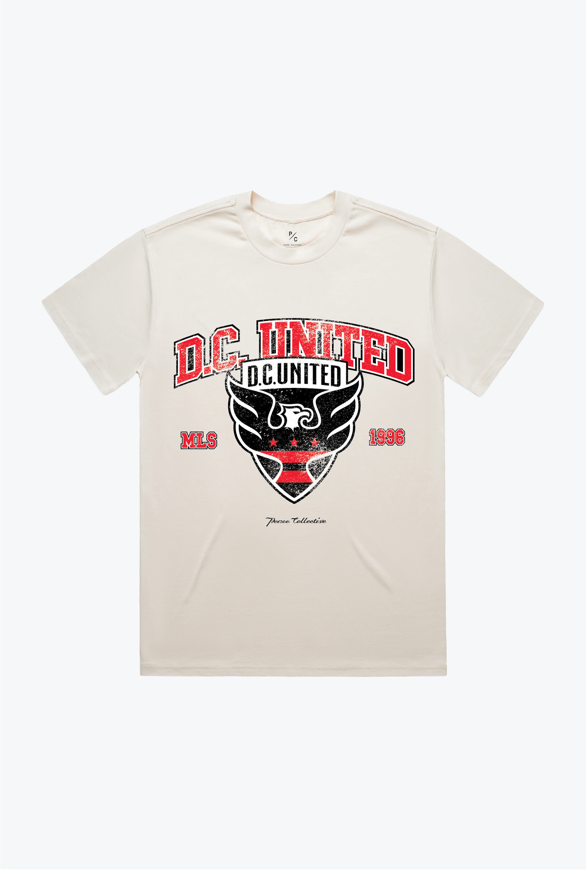 D.C. United Vintage Washed T-Shirt - Ivory