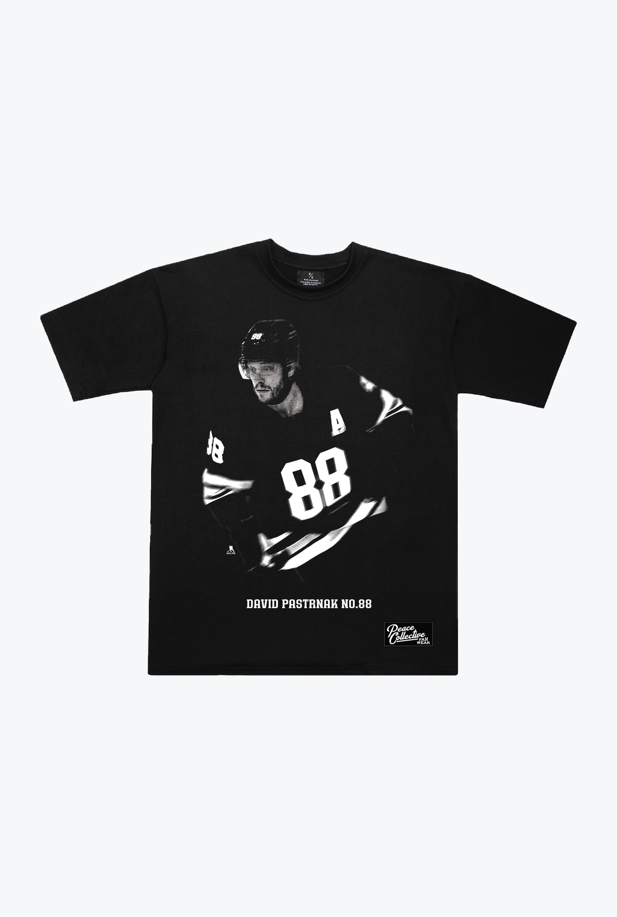 David Pastrnak Memorial Heavyweight T-Shirt - Black