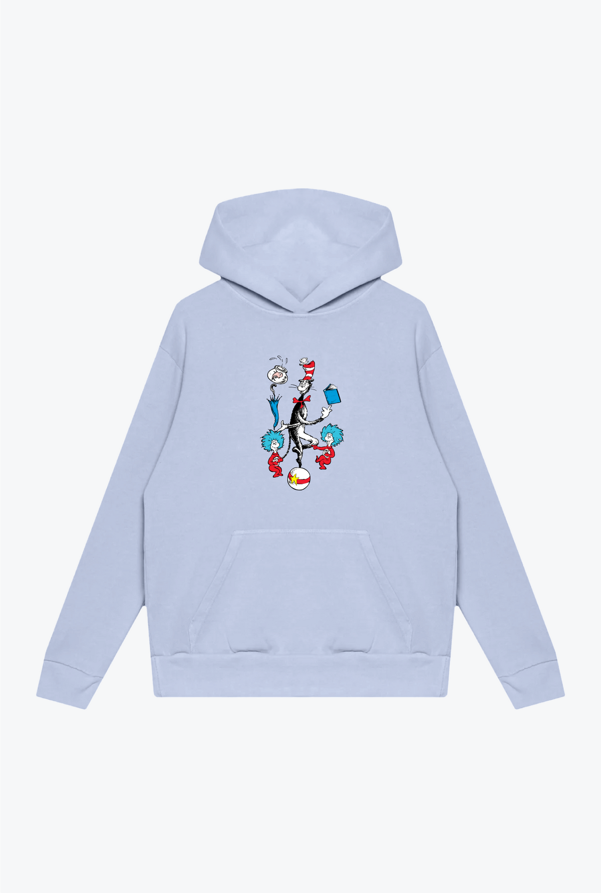 Cat In The Hat Vintage Character Hoodie - Grape Ice