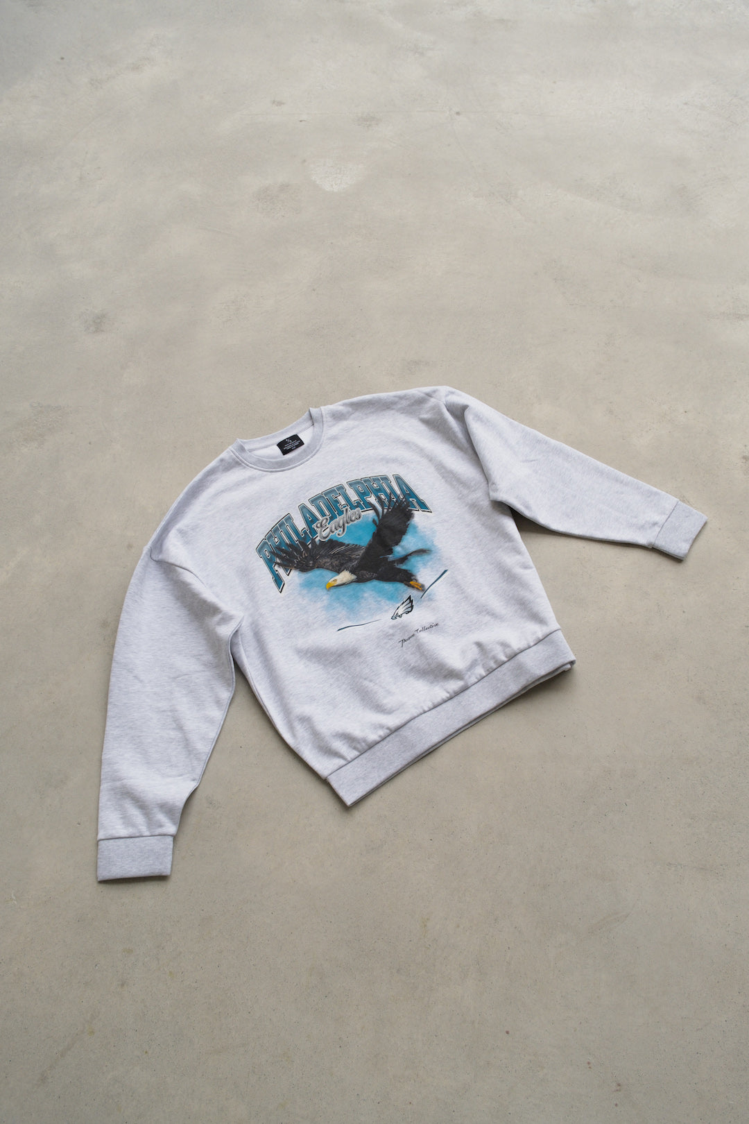 Philadelphia Eagles Mascot SuperHeavy™️ Crewneck - Ash