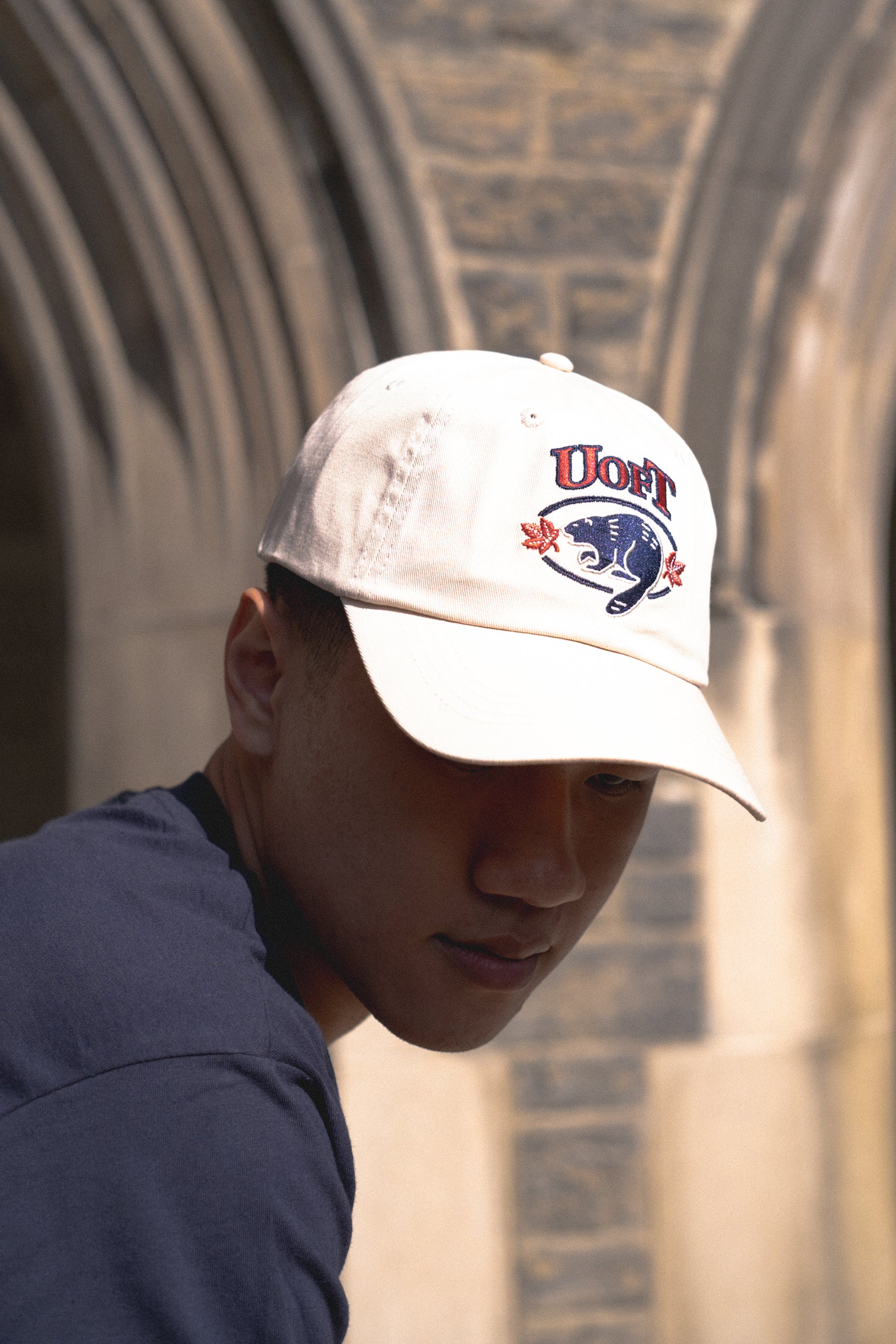 P/C x U Of Toronto Vintage Mascot Dad Cap - Ivory