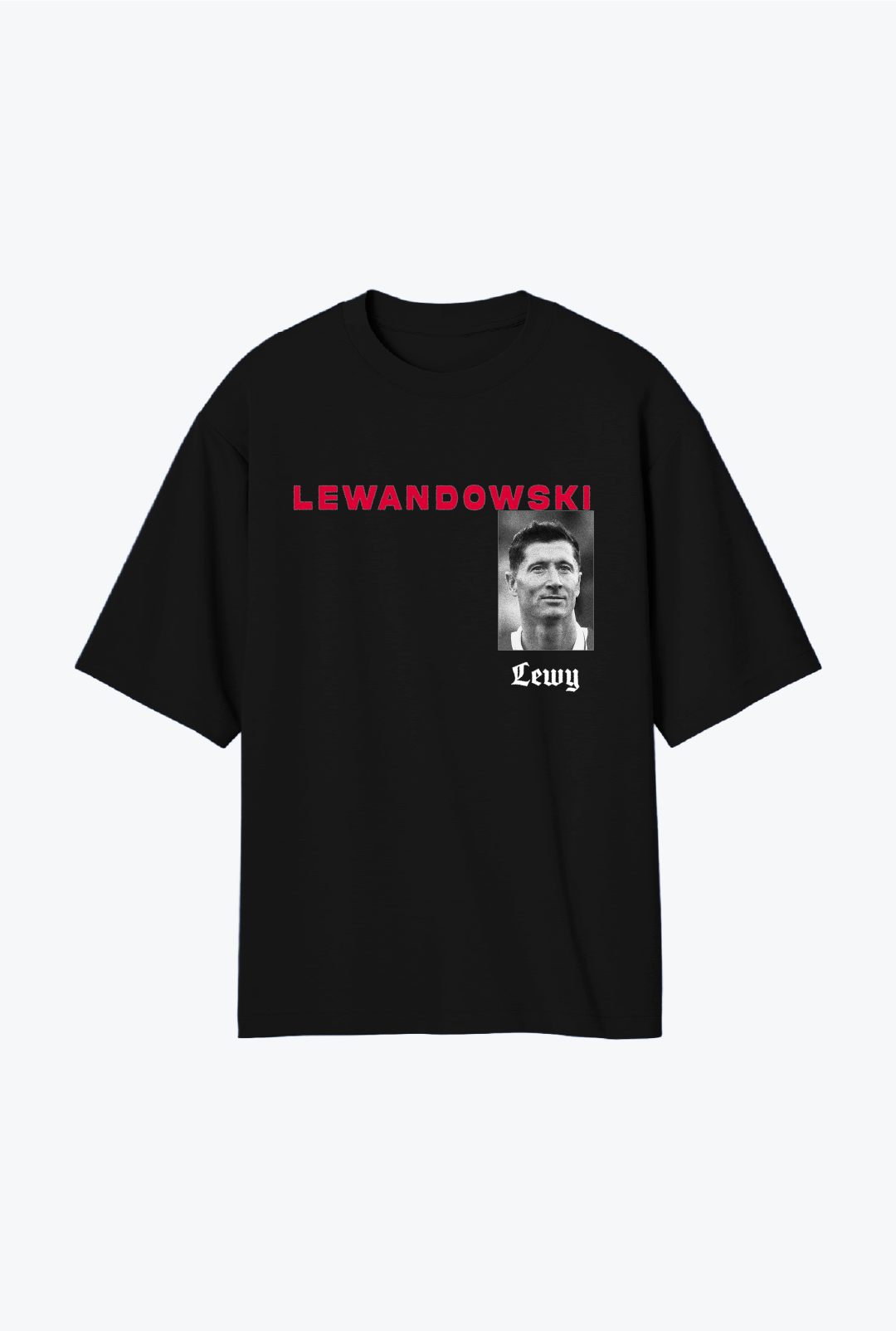 Robert Lewandowski Premium T-Shirt - Black