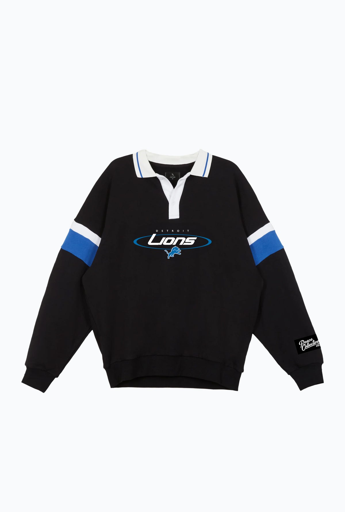 Detroit Lions Oversized Rugby - Black