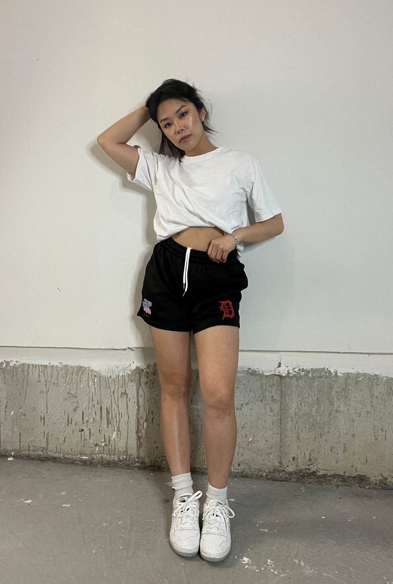 Short en maille Detroit Tigers 1984 World Series - Noir