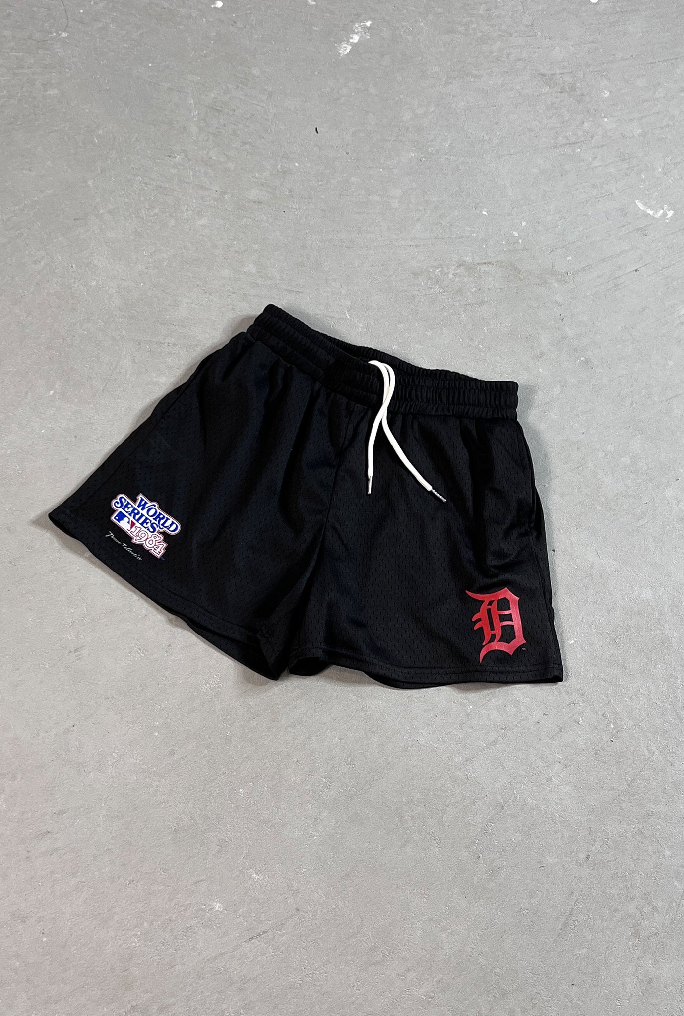 Short en maille Detroit Tigers 1984 World Series - Noir
