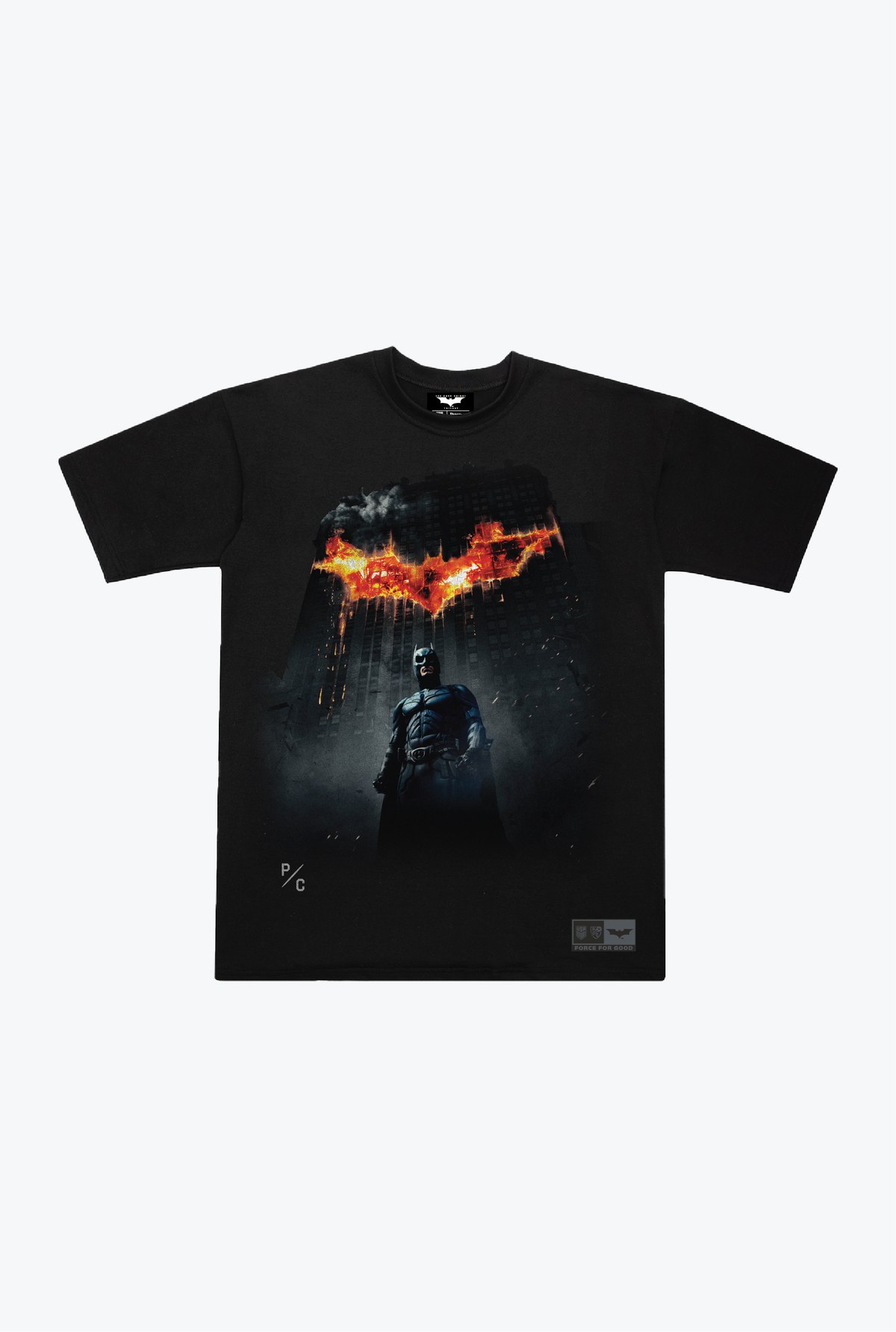 US Soccer x DC Comics The Dark Knight Heavyweight T-Shirt - Schwarz