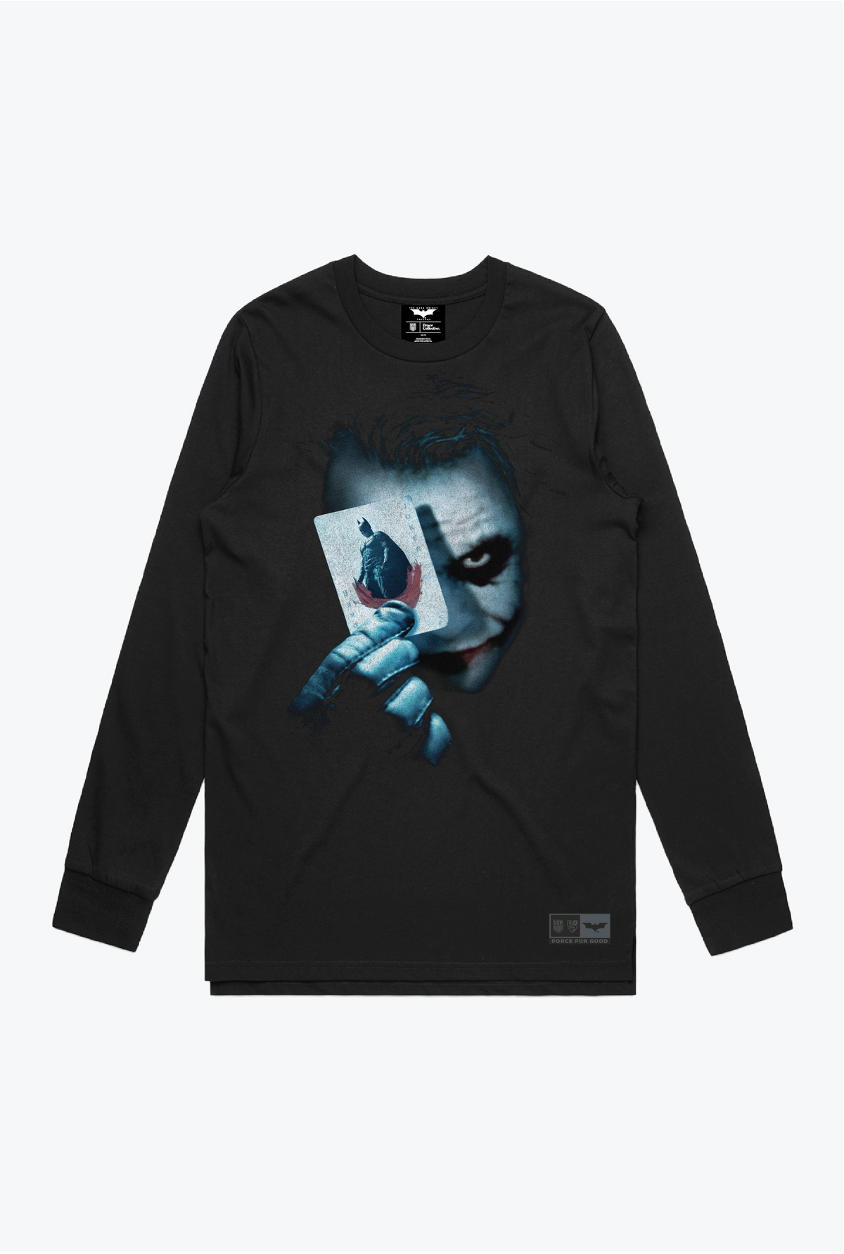 US Soccer x DC Comics Joker Langarmshirt – Schwarz