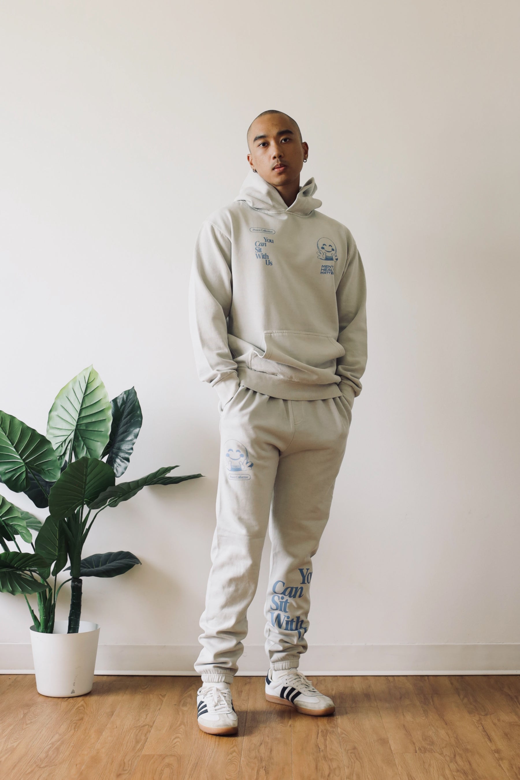 You Can Sit With Us Heavyweight Hoodie - Lunar Rock