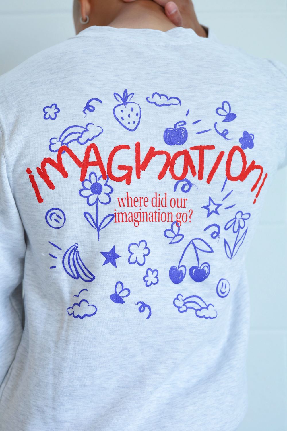 Where Did Our Imagination Go? Crewneck - Ash