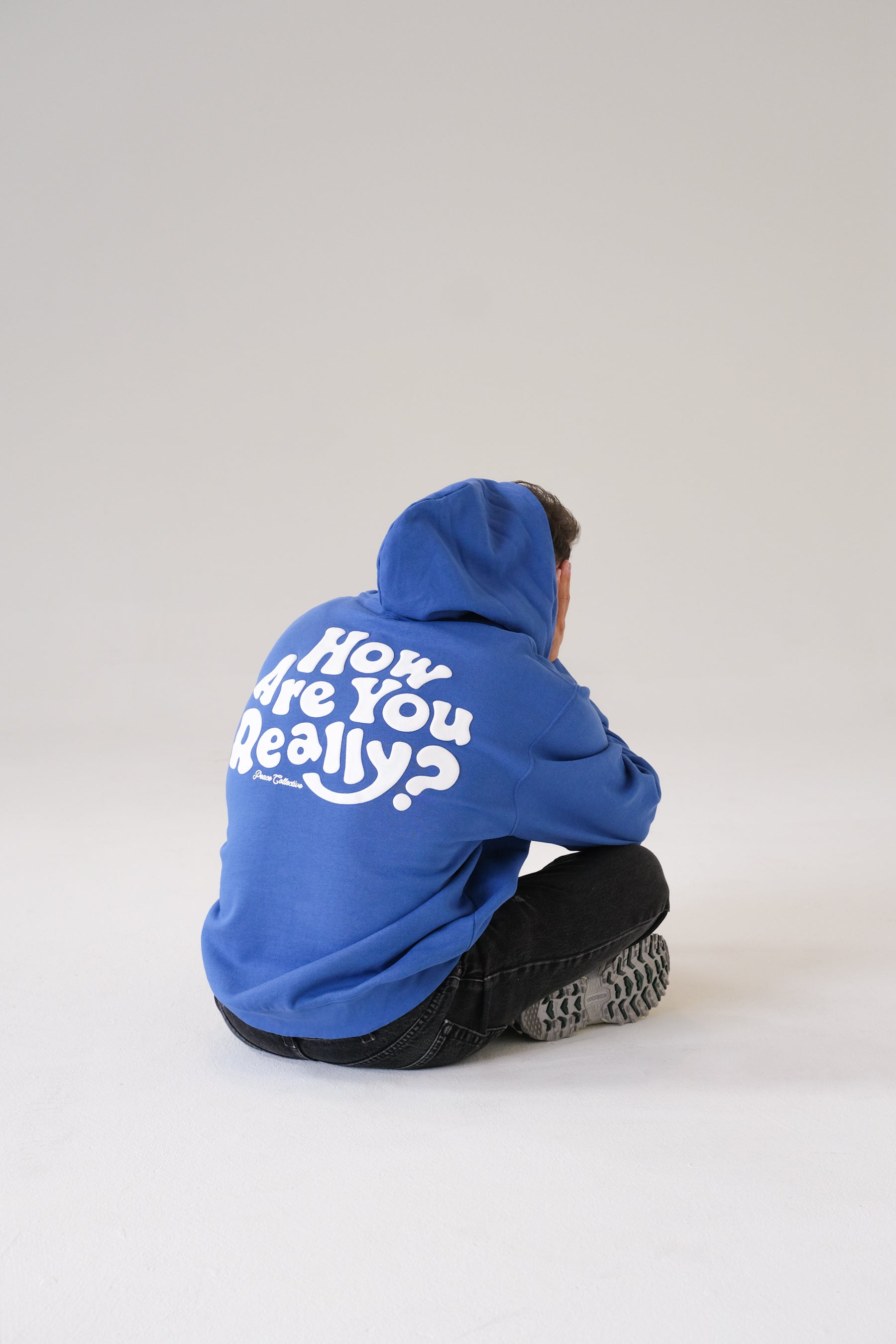 How Are You Really? Heavyweight Hoodie - Royal