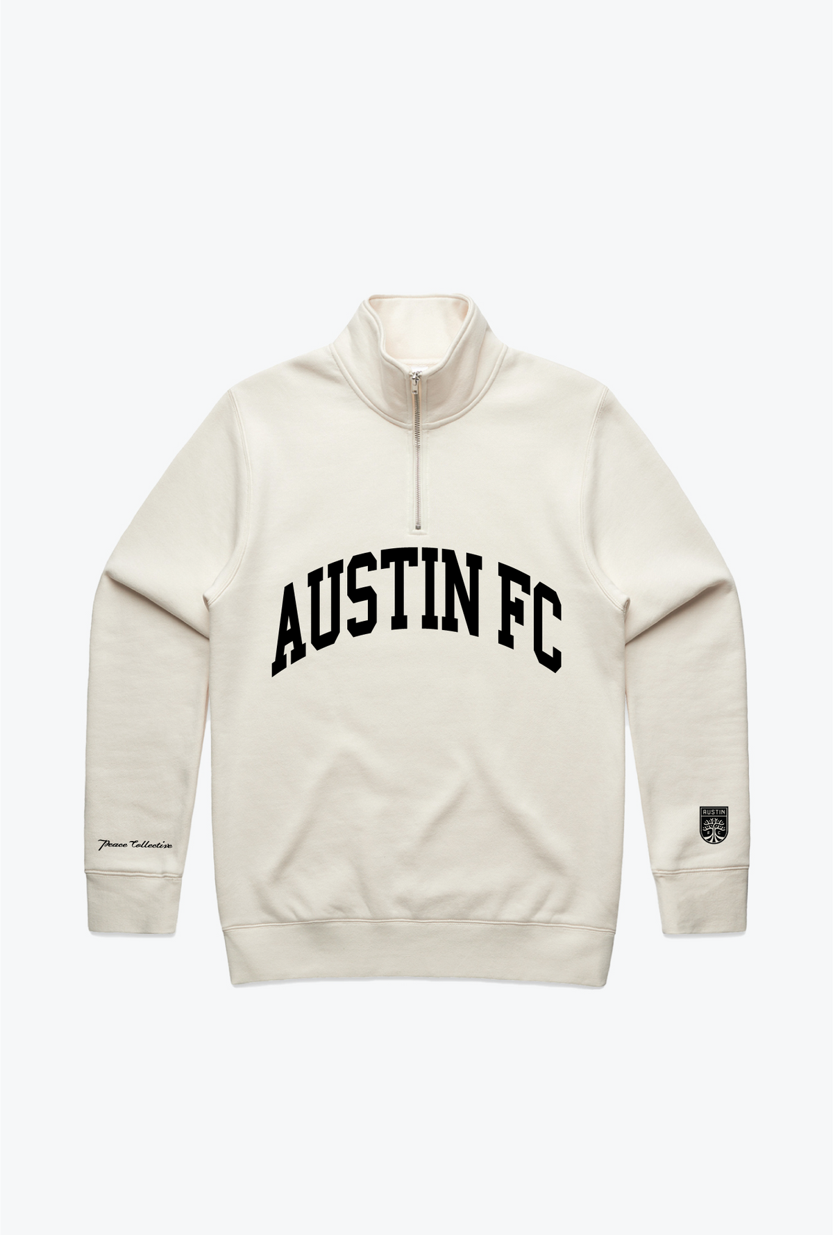 Austin FC Collegiate Quarter Zip - Ivory