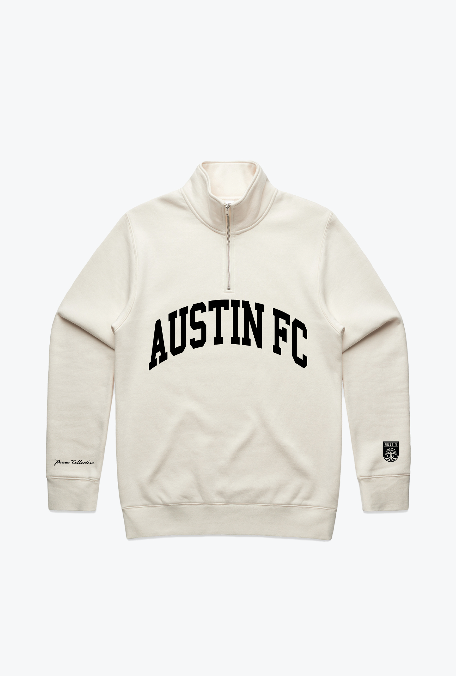 Austin FC Collegiate Quarter Zip - Ivory