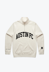 Austin FC Collegiate Quarter Zip - Ivory