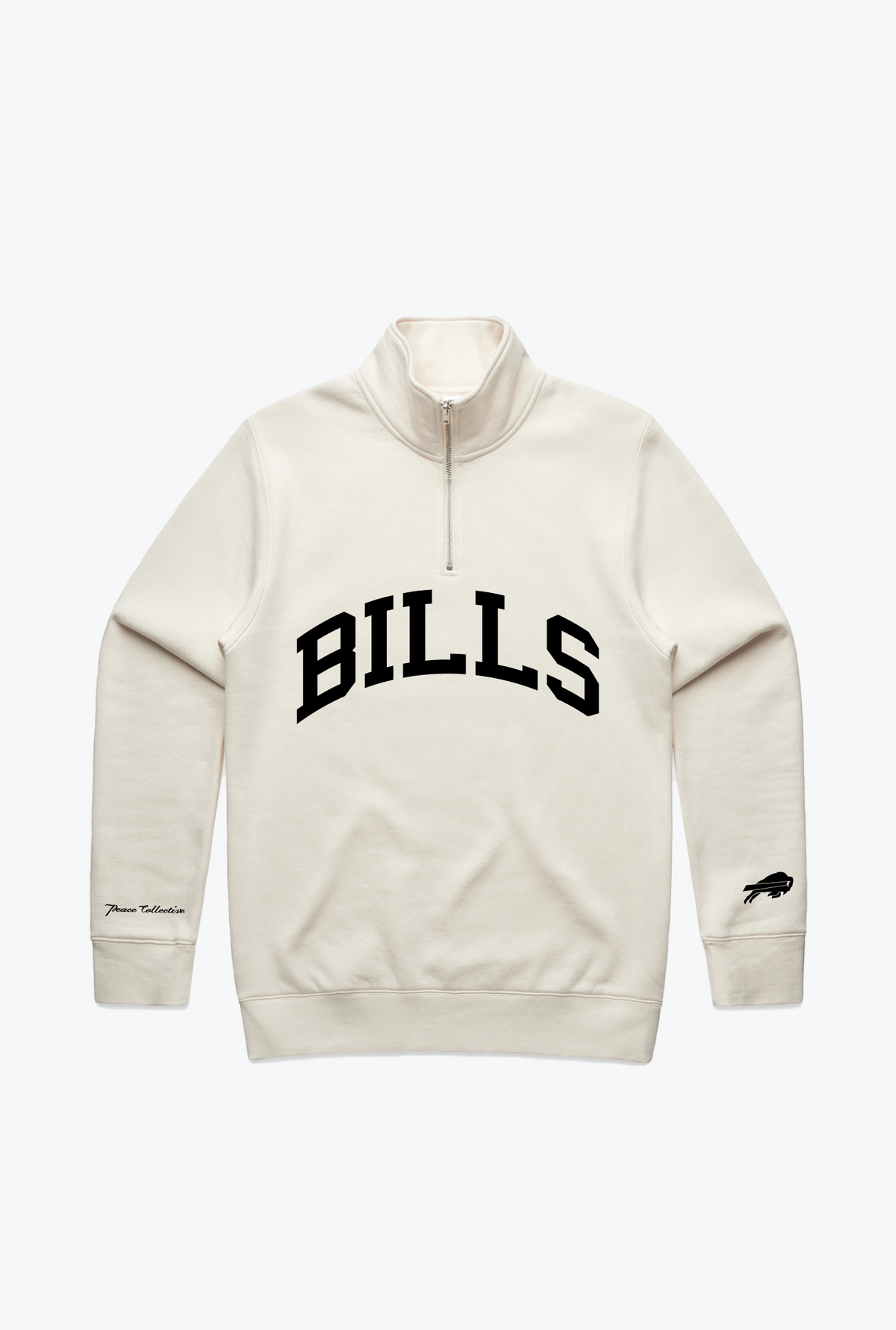 Buffalo Bills Collegiate Quarter Zip - Elfenbein