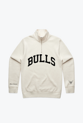 Chicago Bulls Collegiate Quarter Zip - Ivory