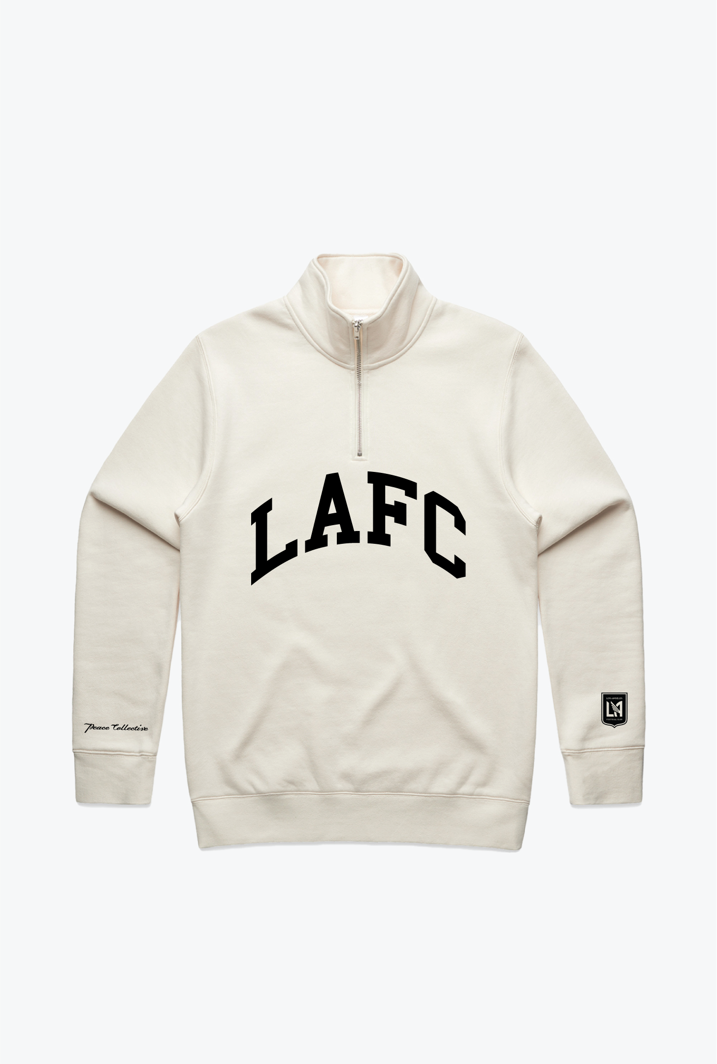 Los Angeles FC Collegiate Quarter Zip - Ivory